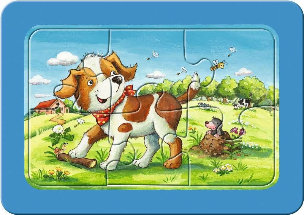 RAVENSBURGER Mein erstes Puzzle Tierfreunde 3x6 Teile