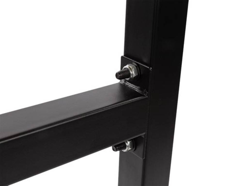 Perel Stativ für Anzeigetafel WC201, 108 x 18,5 cm, mit Rollen, Schwarz