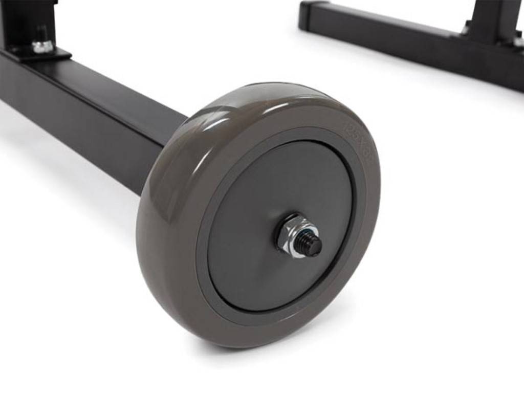 Perel Stativ für Anzeigetafel WC201, 108 x 18,5 cm, mit Rollen, Schwarz