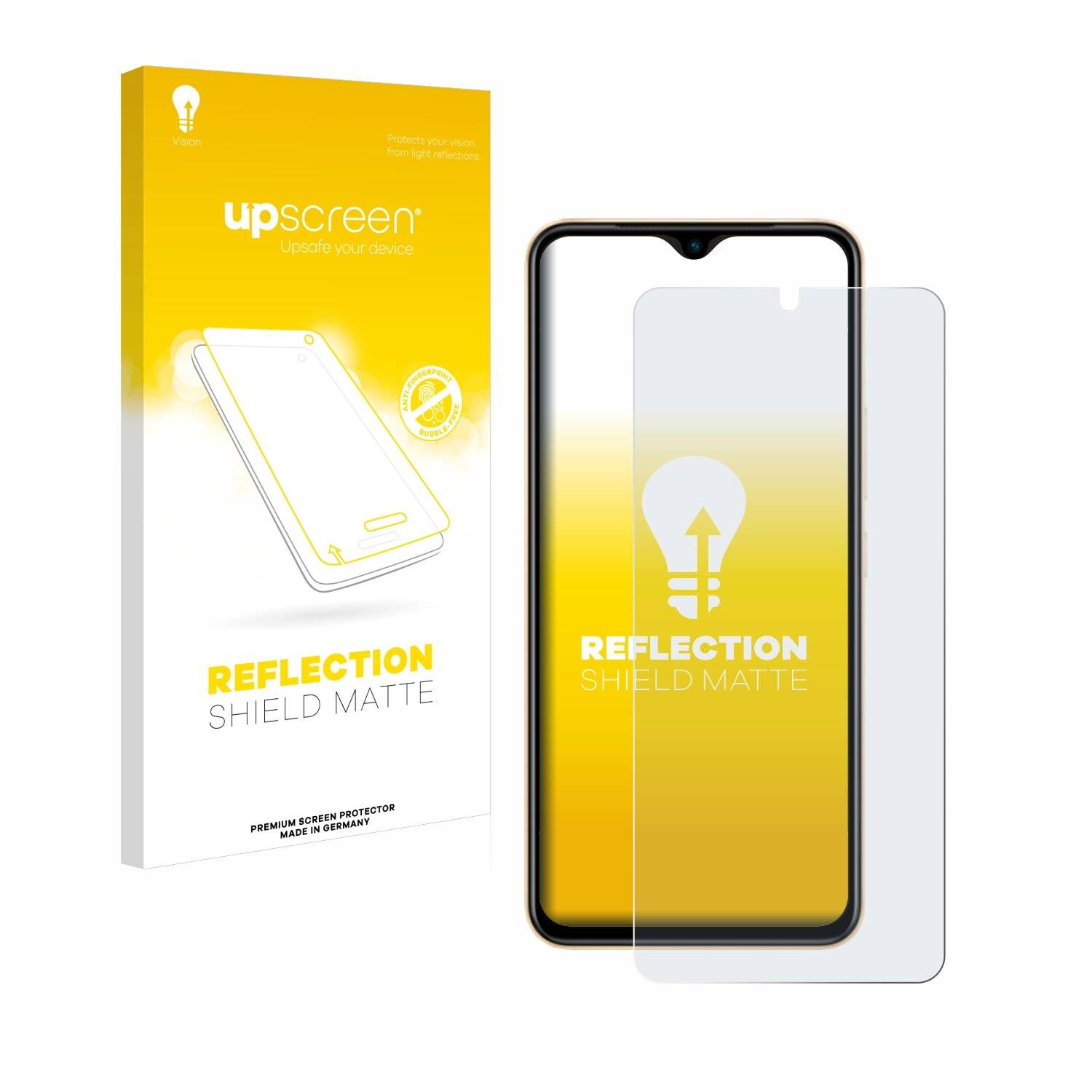 upscreen Reflection Shield Matte Premium Displayschutzfolie für Vivo X80