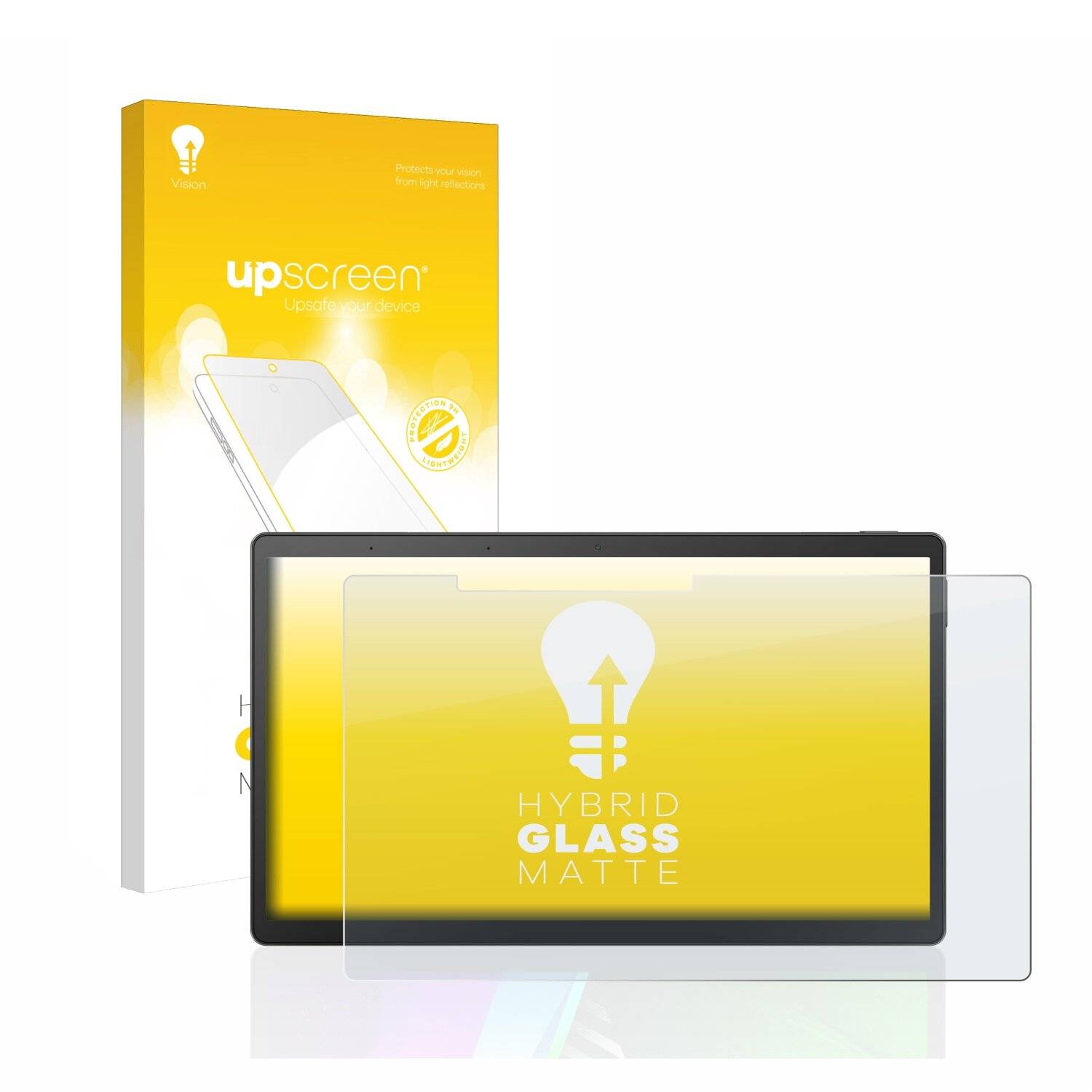 upscreen Hybrid Glass Matte Premium Schutzglas Folie für Asus VivoBook 13 Slate OLED
