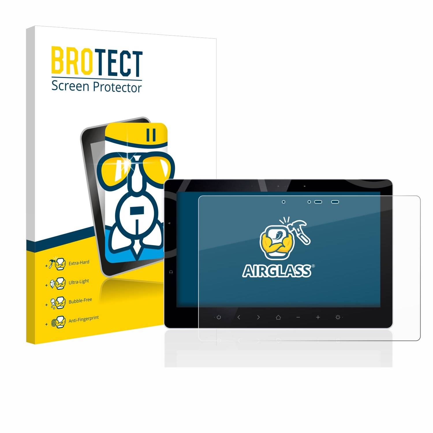 BROTECT AirGlass Schutzglas Folie für Bewatec .Tablet SF