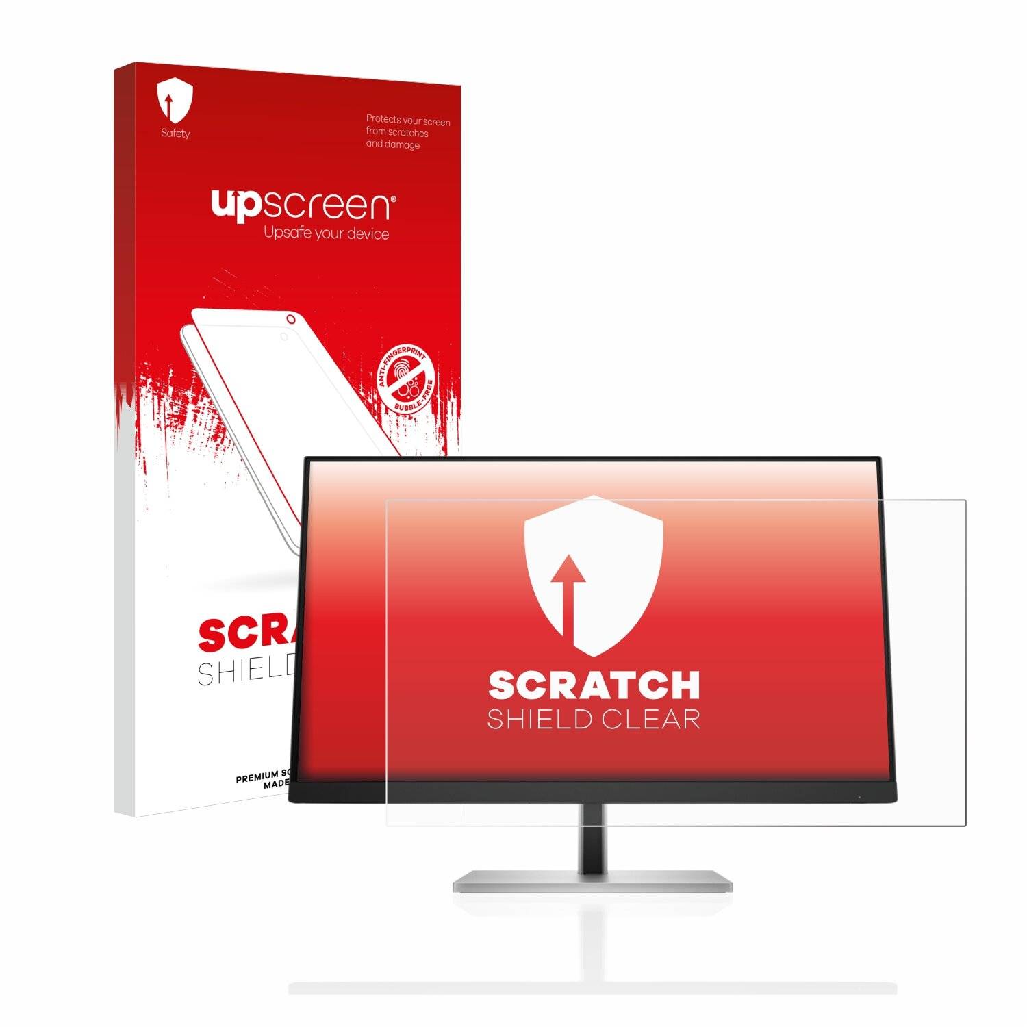 upscreen Scratch Shield Clear Premium Displayschutzfolie für HP E24t G5