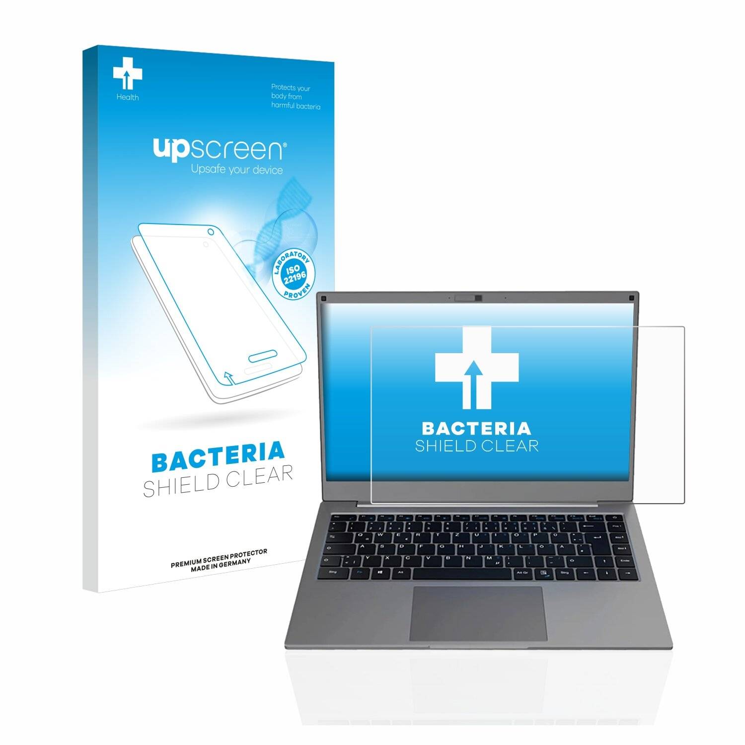 upscreen Bacteria Shield Clear Premium Antibakterielle Displayschutzfolie für Peaq Classic