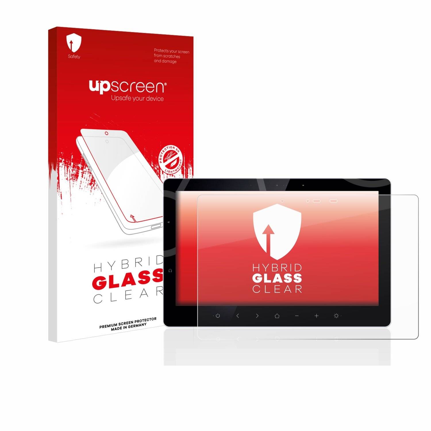 upscreen Hybrid Glass Clear Premium Schutzglas Folie für Bewatec .Tablet SF