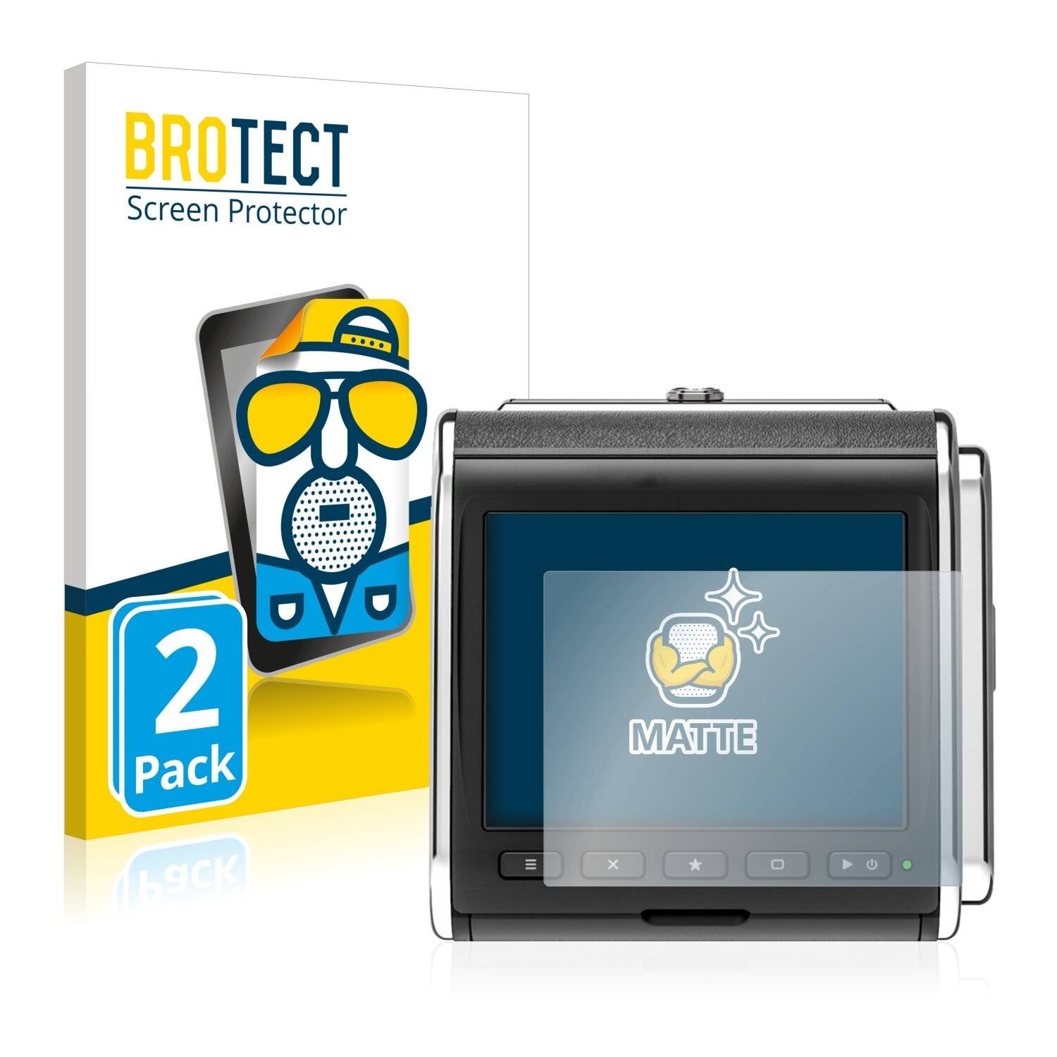 2x BROTECT Matte Displayschutzfolie für Hasselblad CFV II-1 50C 907X SPECIAL EDITION -