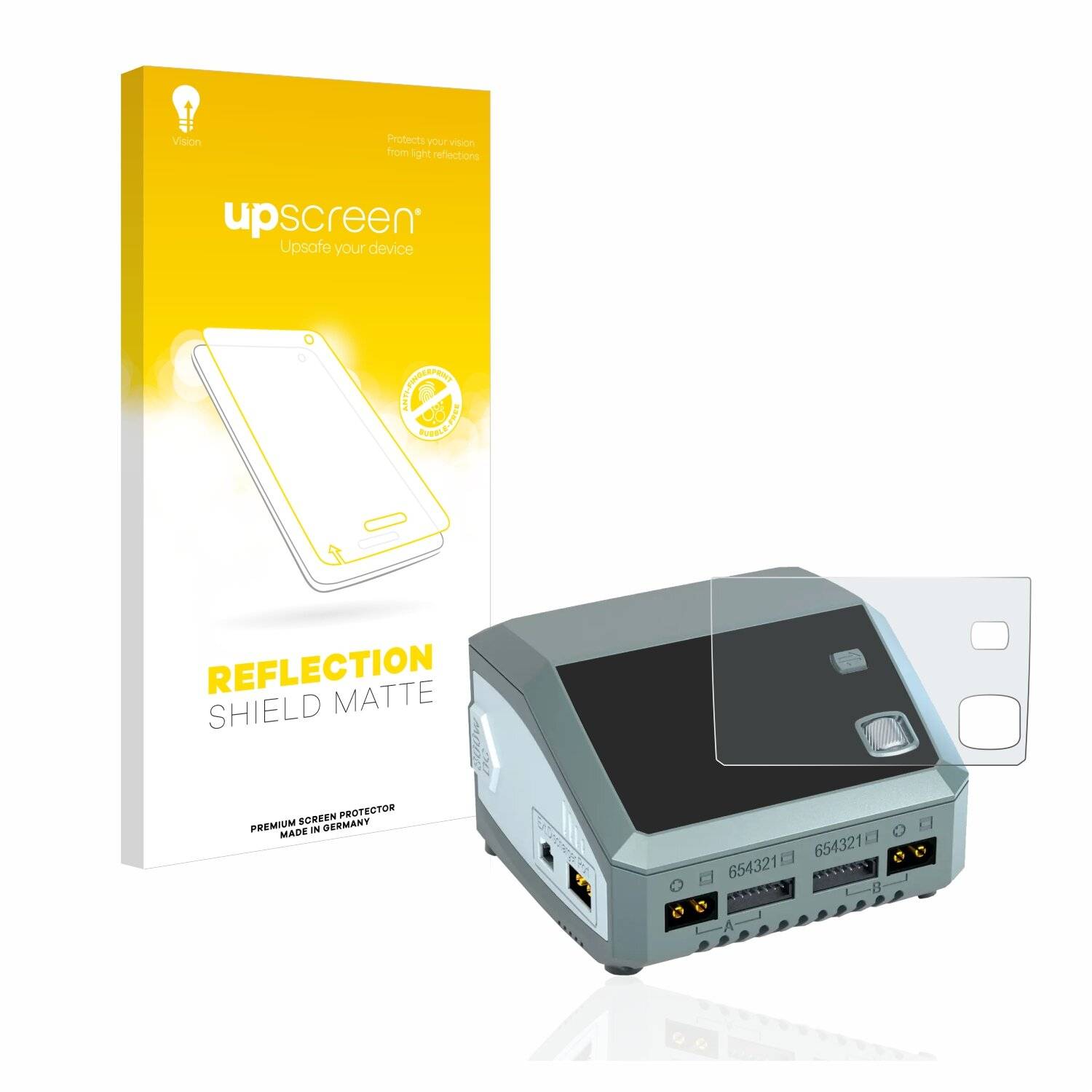 upscreen Reflection Shield Matte Premium Displayschutzfolie für Skyrc D200