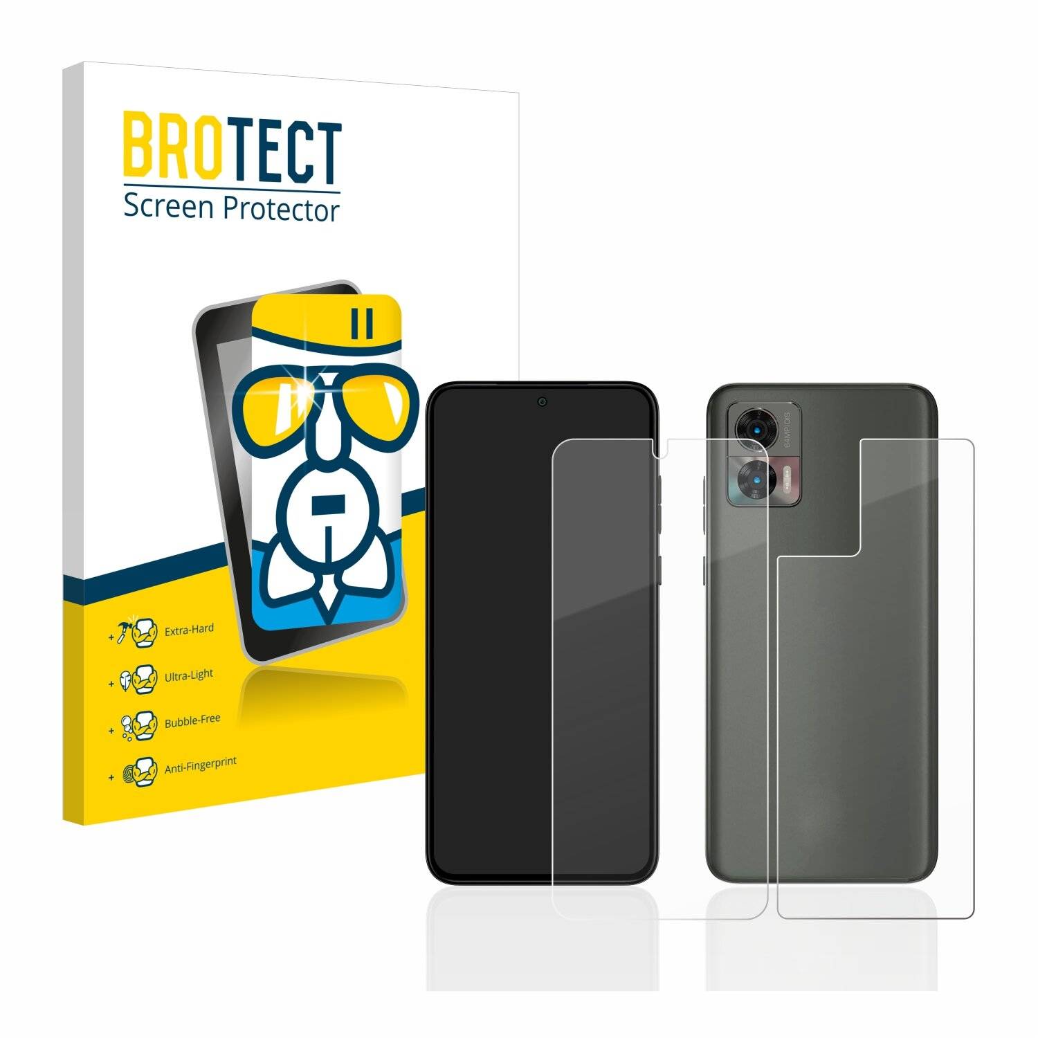 BROTECT AirGlass Schutzglas Folie für Motorola Edge 30 Neo