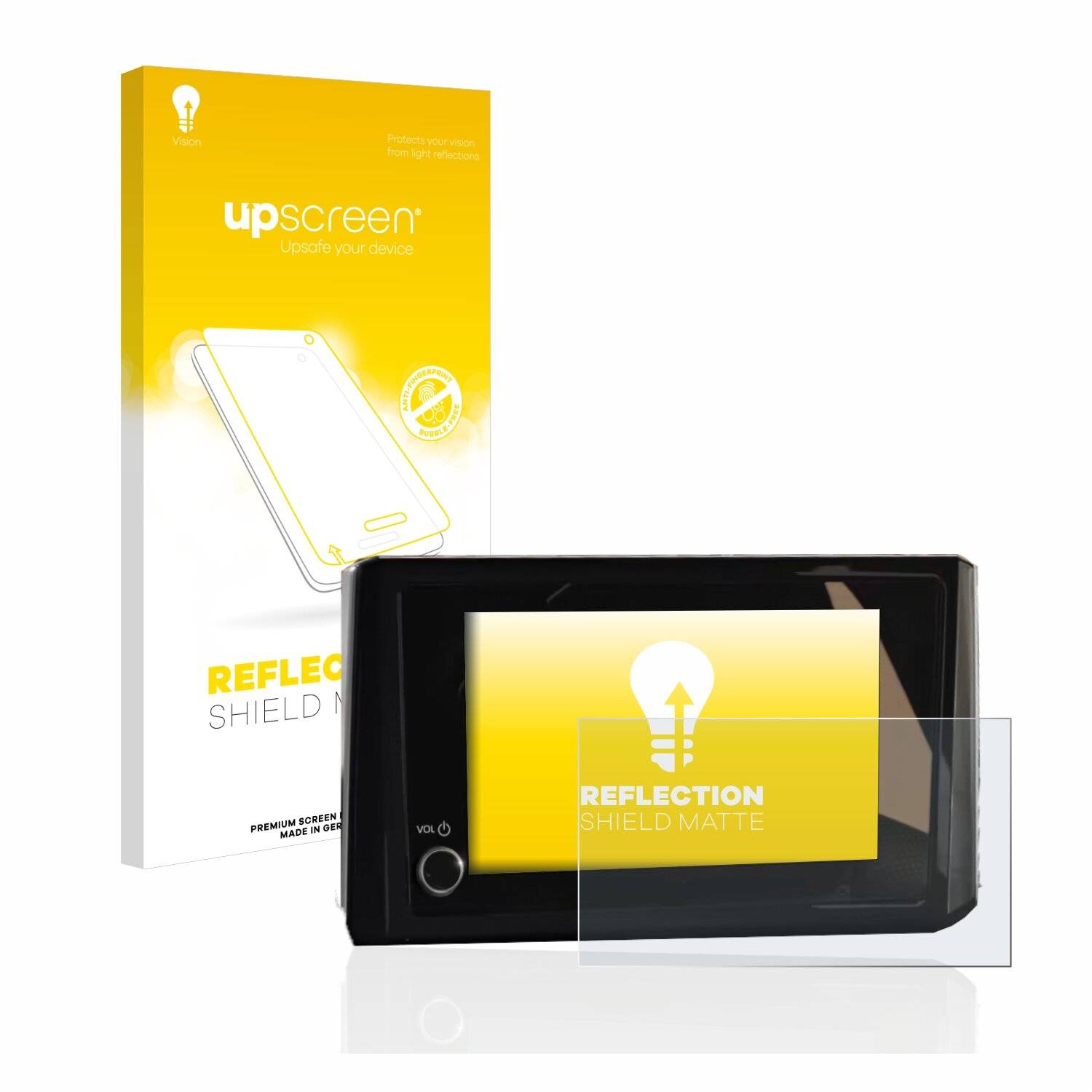 upscreen Reflection Shield Matte Premium Displayschutzfolie für Toyota C-HR 2023