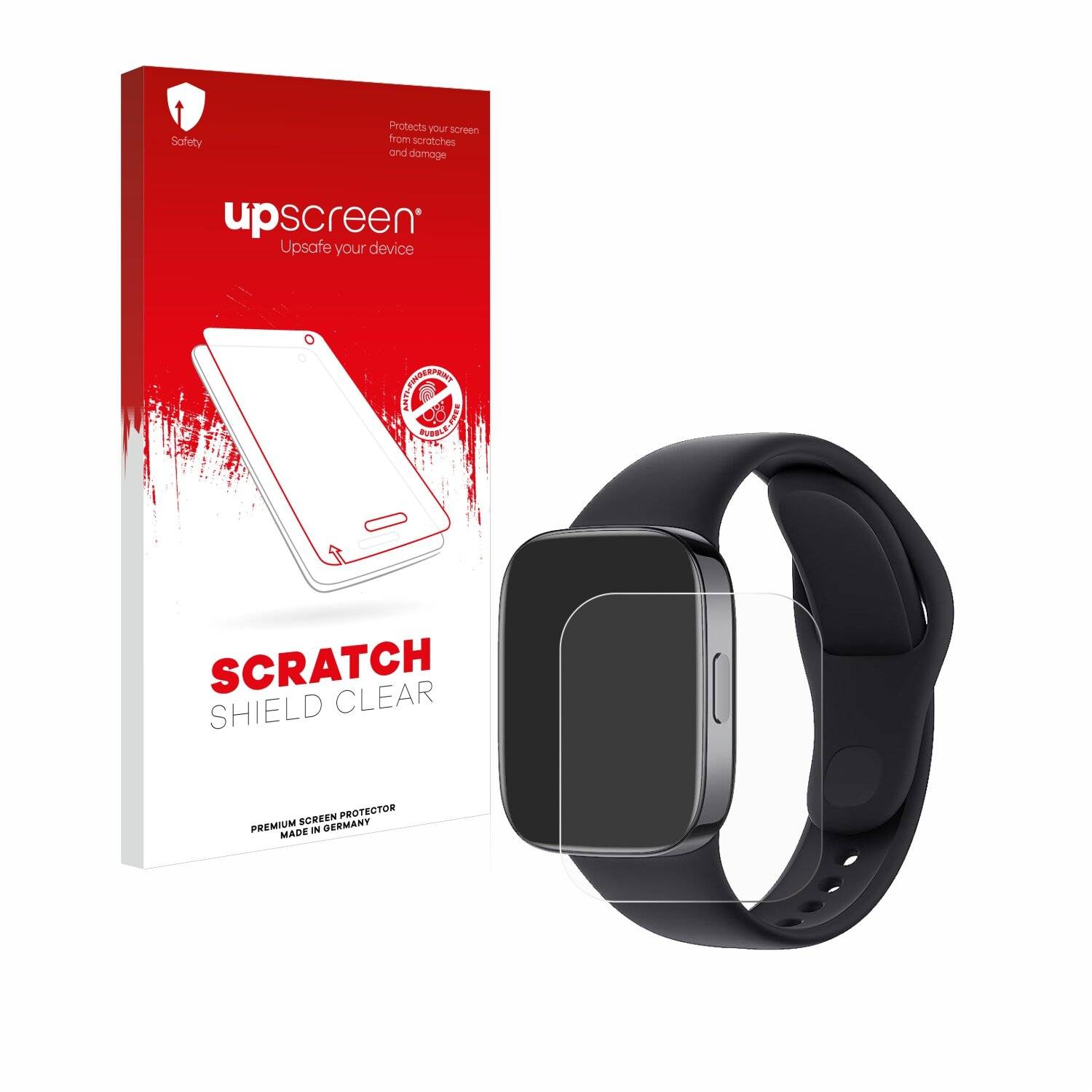 upscreen Scratch Shield Clear Premium Displayschutzfolie für Xiaomi Redmi Watch