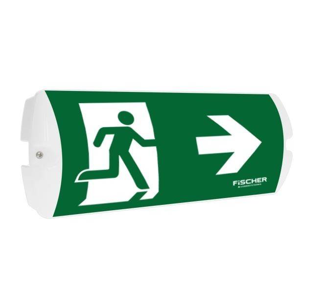 Fischer LED-Rettungszeichenleuchte HAW383M+EBH