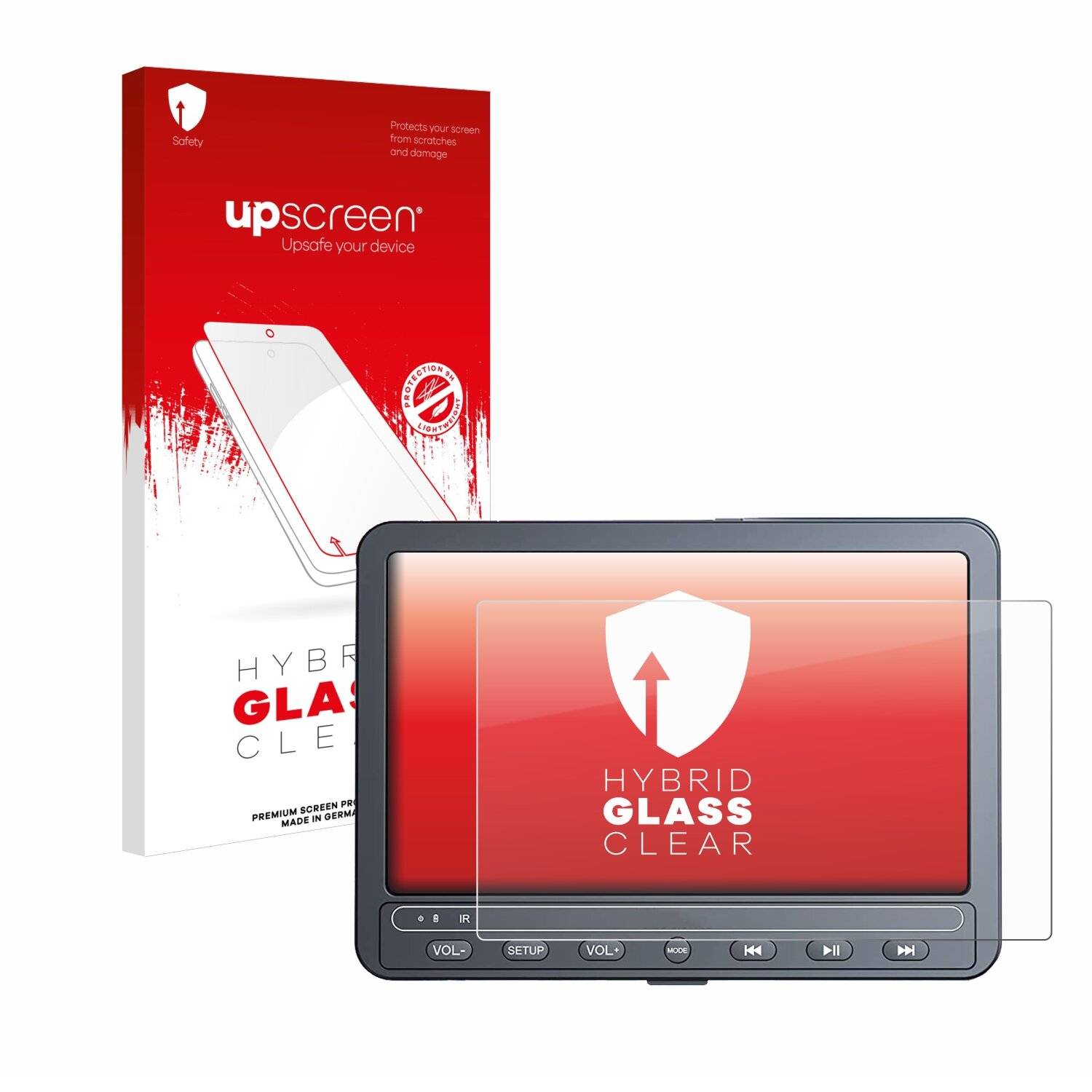 upscreen Hybrid Glass Clear Premium Schutzglas Folie für Naviskauto