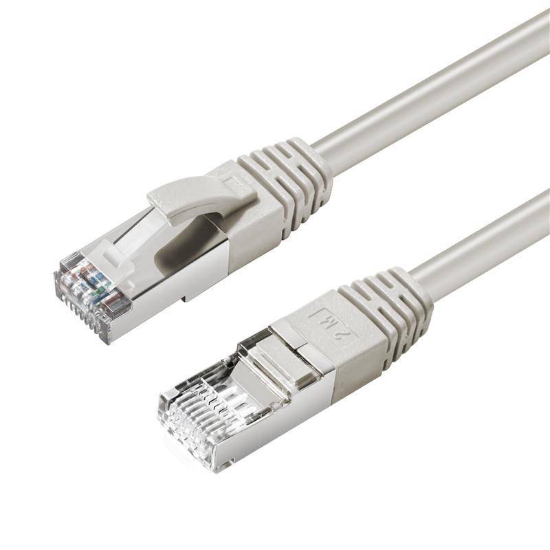 S/FTP CAT6 2m Grau LSZH PiMF