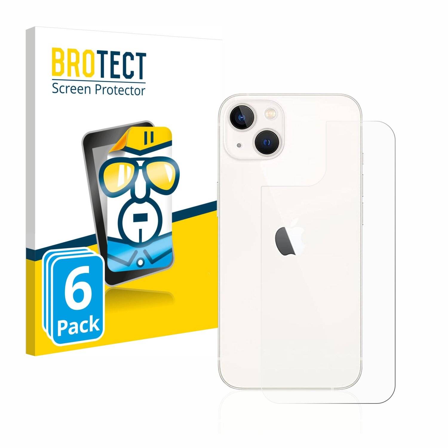 6x BROTECT HD-Clear Displayschutzfolie für Apple iPhone 13