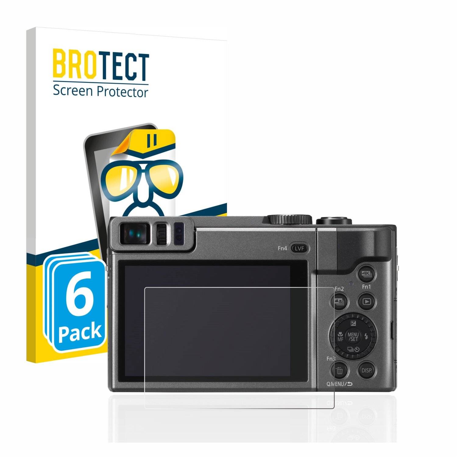 6x BROTECT HD-Clear Displayschutzfolie für Panasonic Lumix
