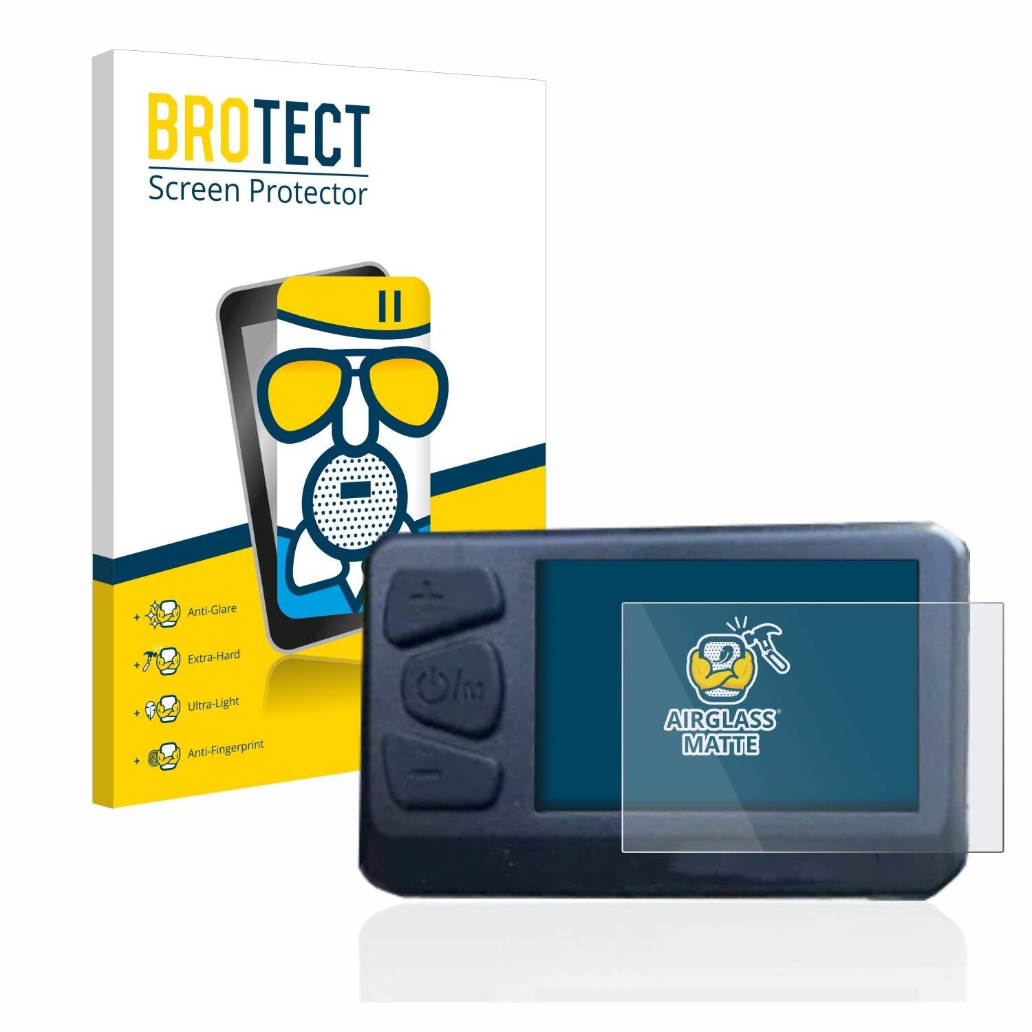BROTECT AirGlass Matte Schutzglas Folie für Zündapp Z810 LCD