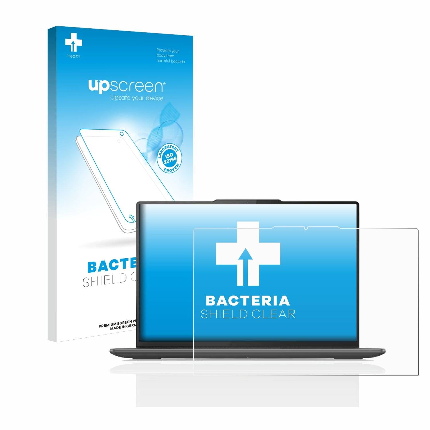 upscreen Bacteria Shield Clear Premium Antibakterielle Displayschutzfolie für Lenovo Yoga