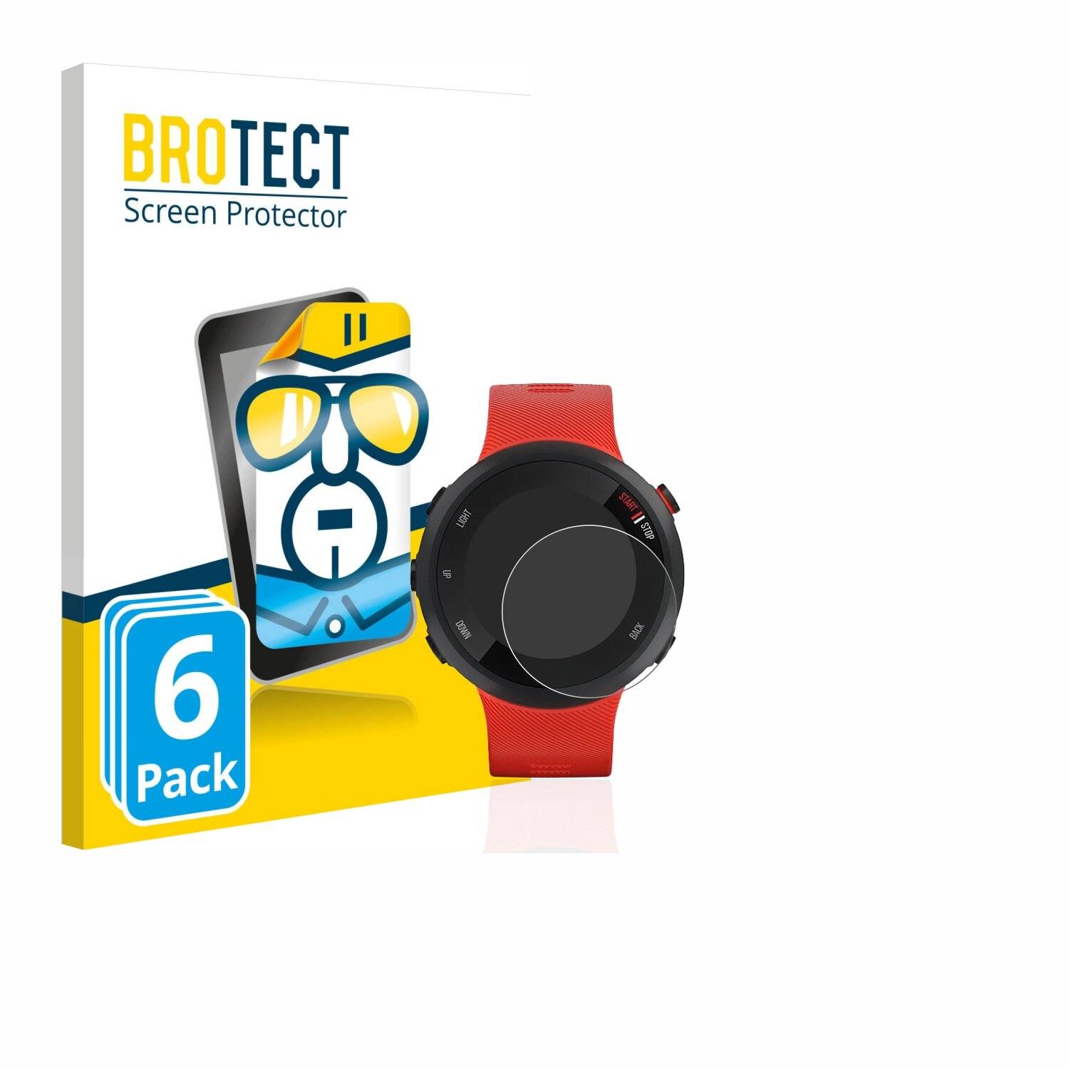 6x BROTECT HD-Clear Displayschutzfolie für Garmin Forerunner