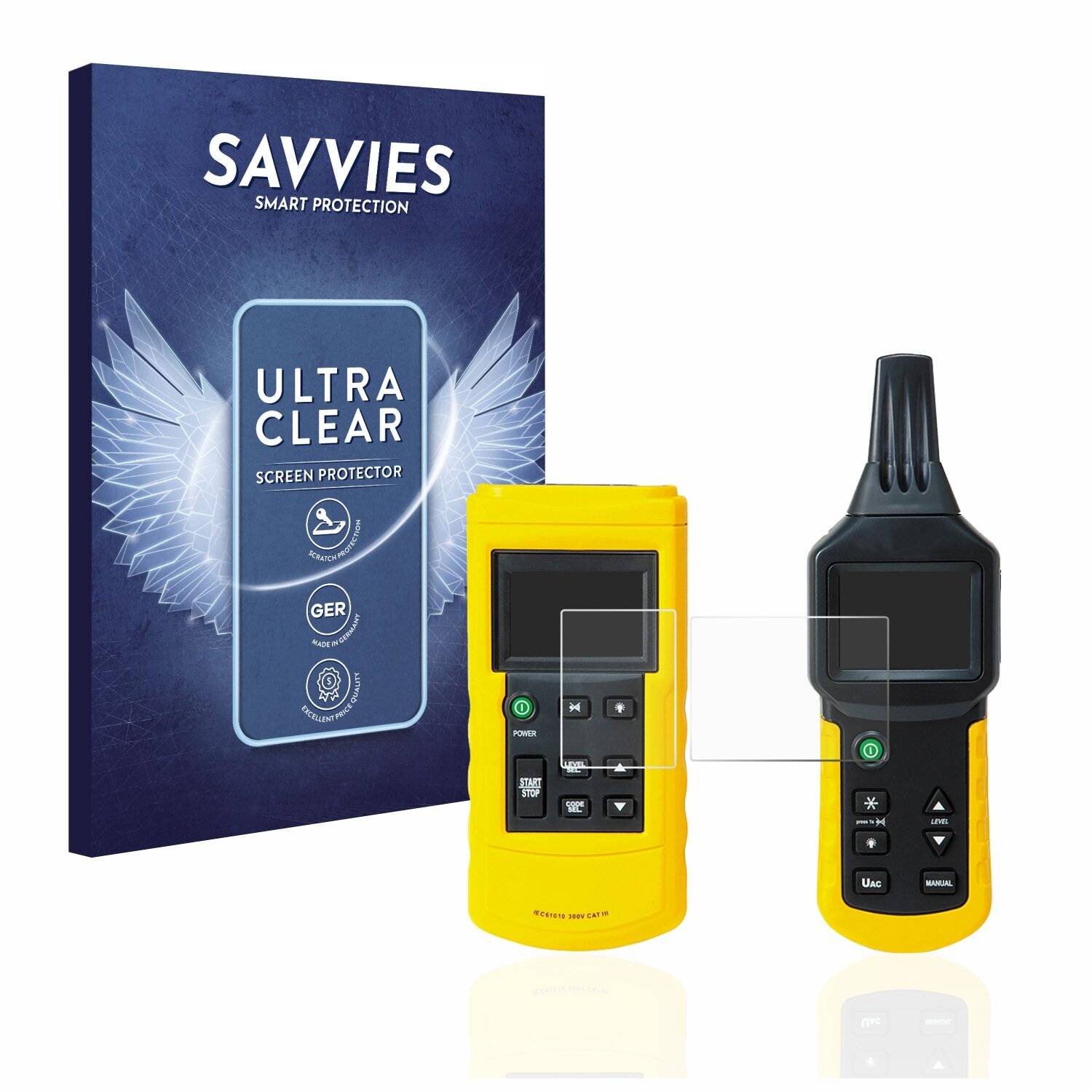 18x Savvies SU75 Displayschutzfolie für Chauvin Arnoux 6681 LOCAT-N