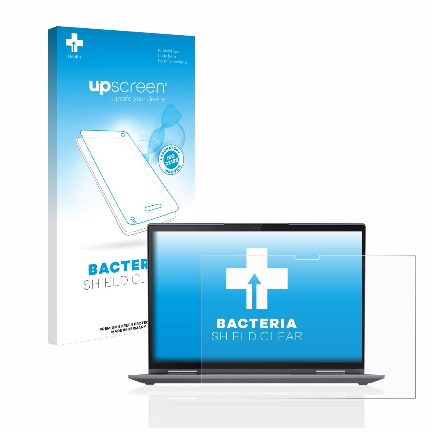 upscreen Bacteria Shield Clear Premium Antibakterielle Displayschutzfolie für Lenovo