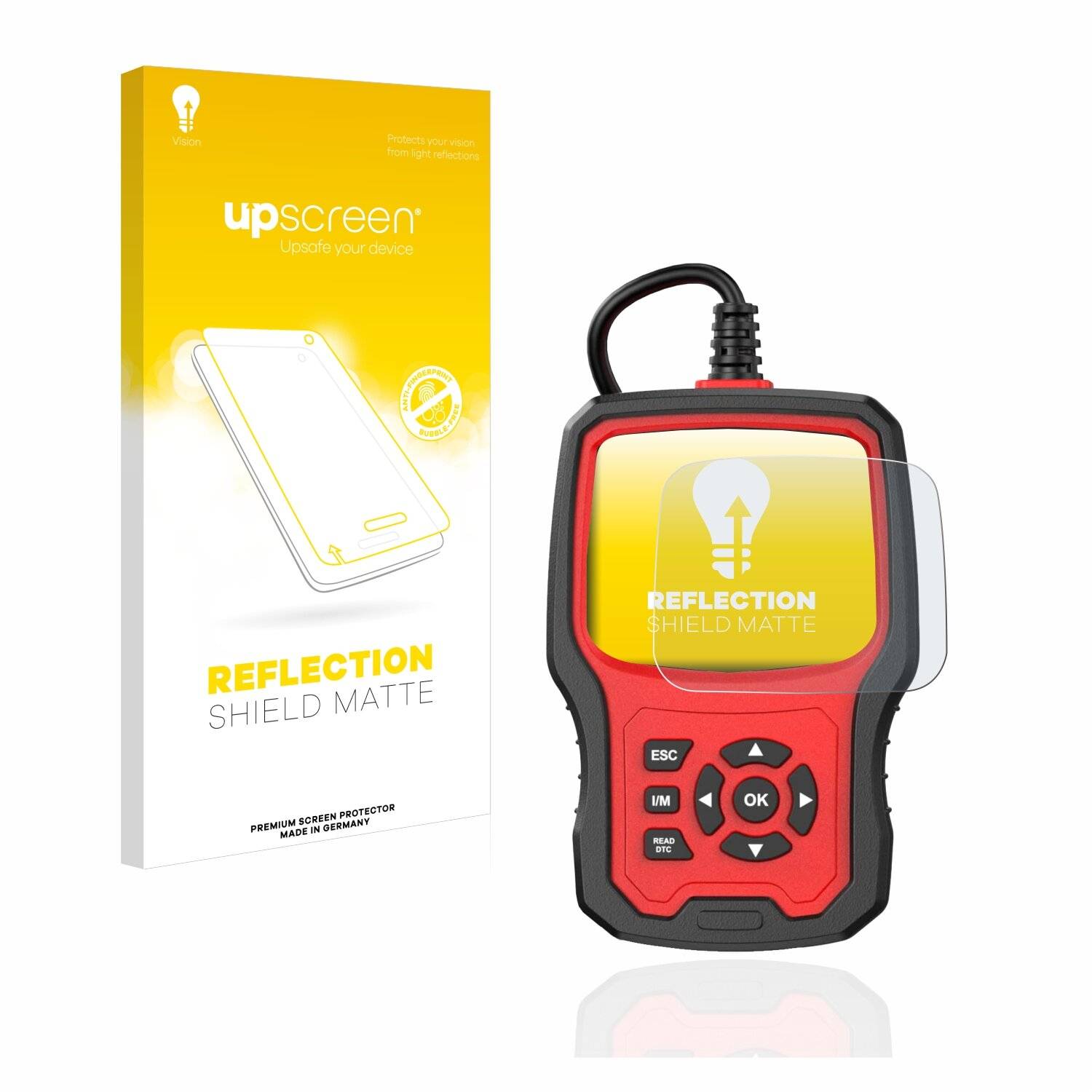 upscreen Reflection Shield Matte Premium Displayschutzfolie für Ancel VD