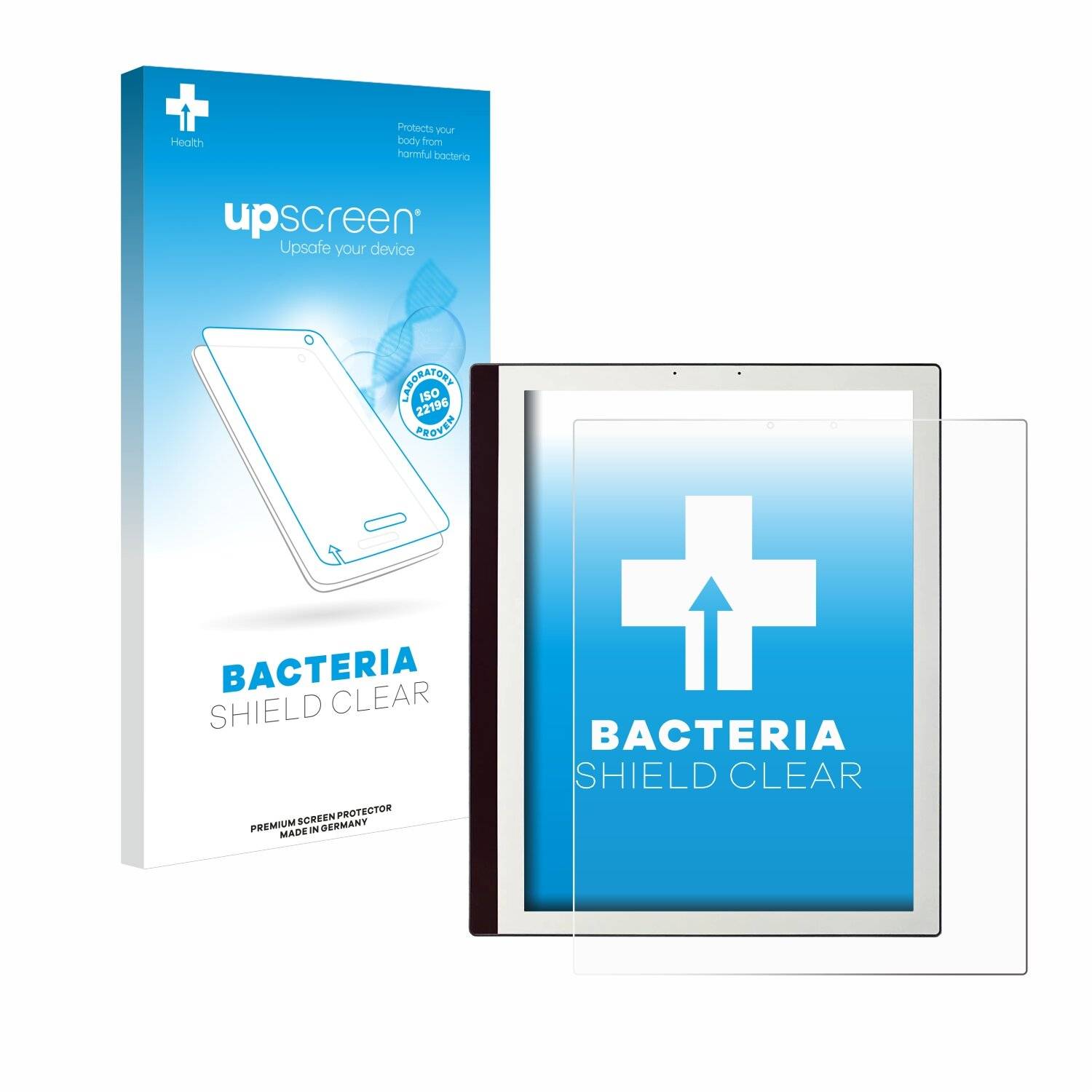 upscreen Bacteria Shield Clear Premium Antibakterielle Displayschutzfolie für Bookeen