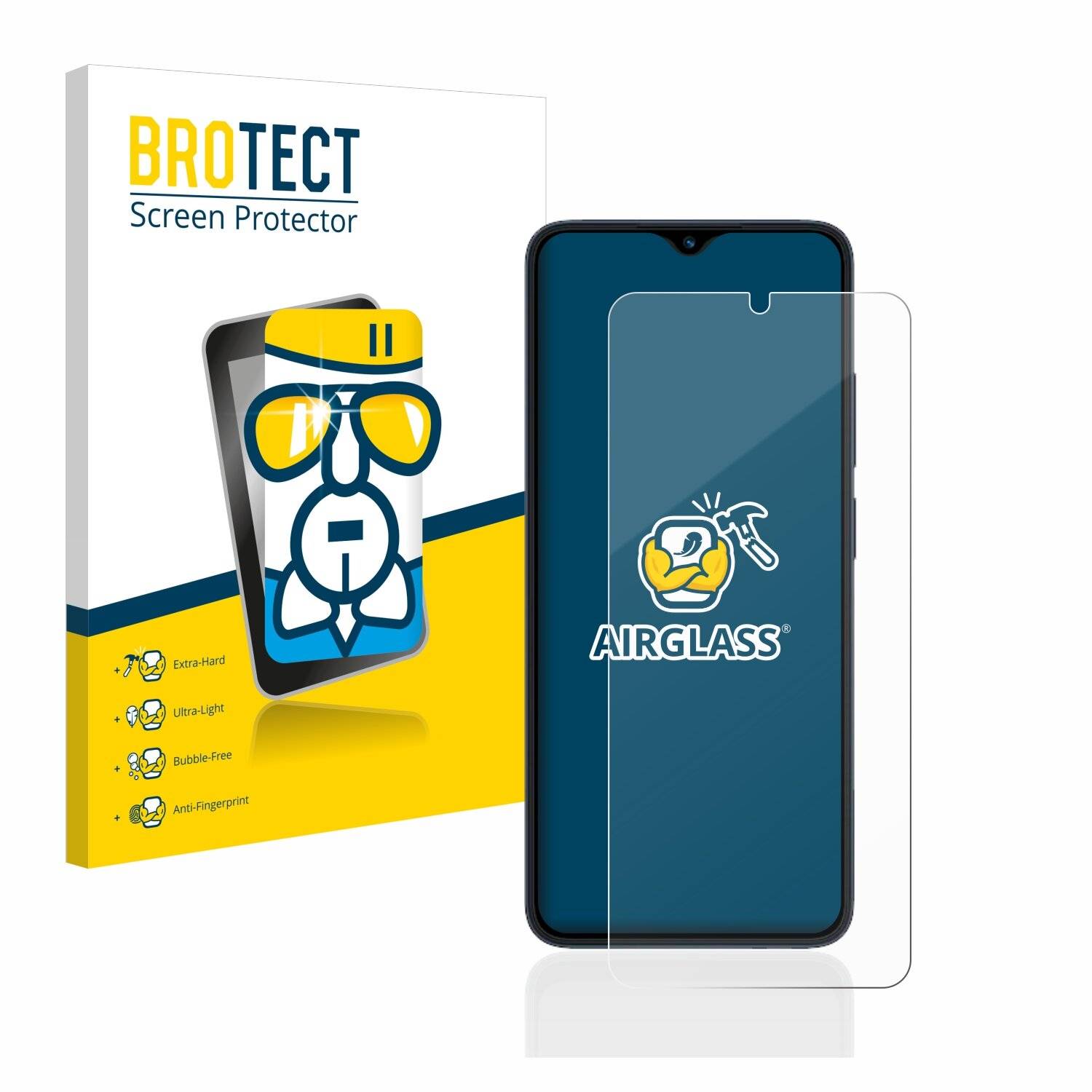 BROTECT AirGlass Schutzglas Folie für Xiaomi Redmi