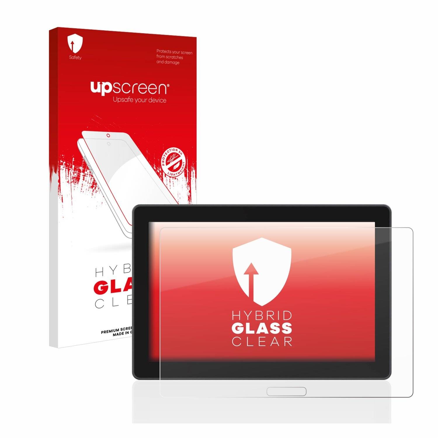 upscreen Hybrid Glass Clear Premium Schutzglas Folie für Lilliput