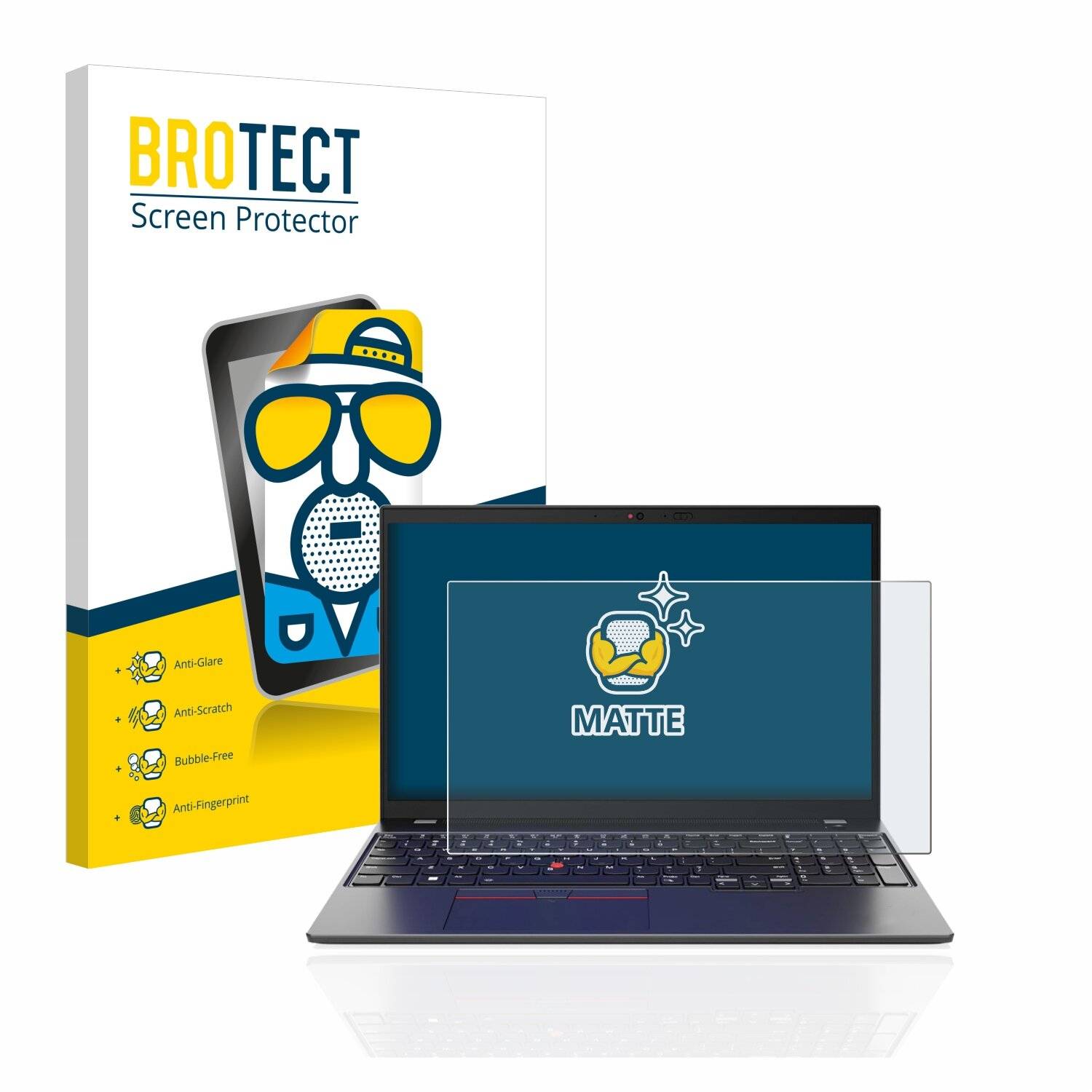 BROTECT Matte Displayschutzfolie für Lenovo ThinkPad L15 Gen 4 - Entspiegelt,