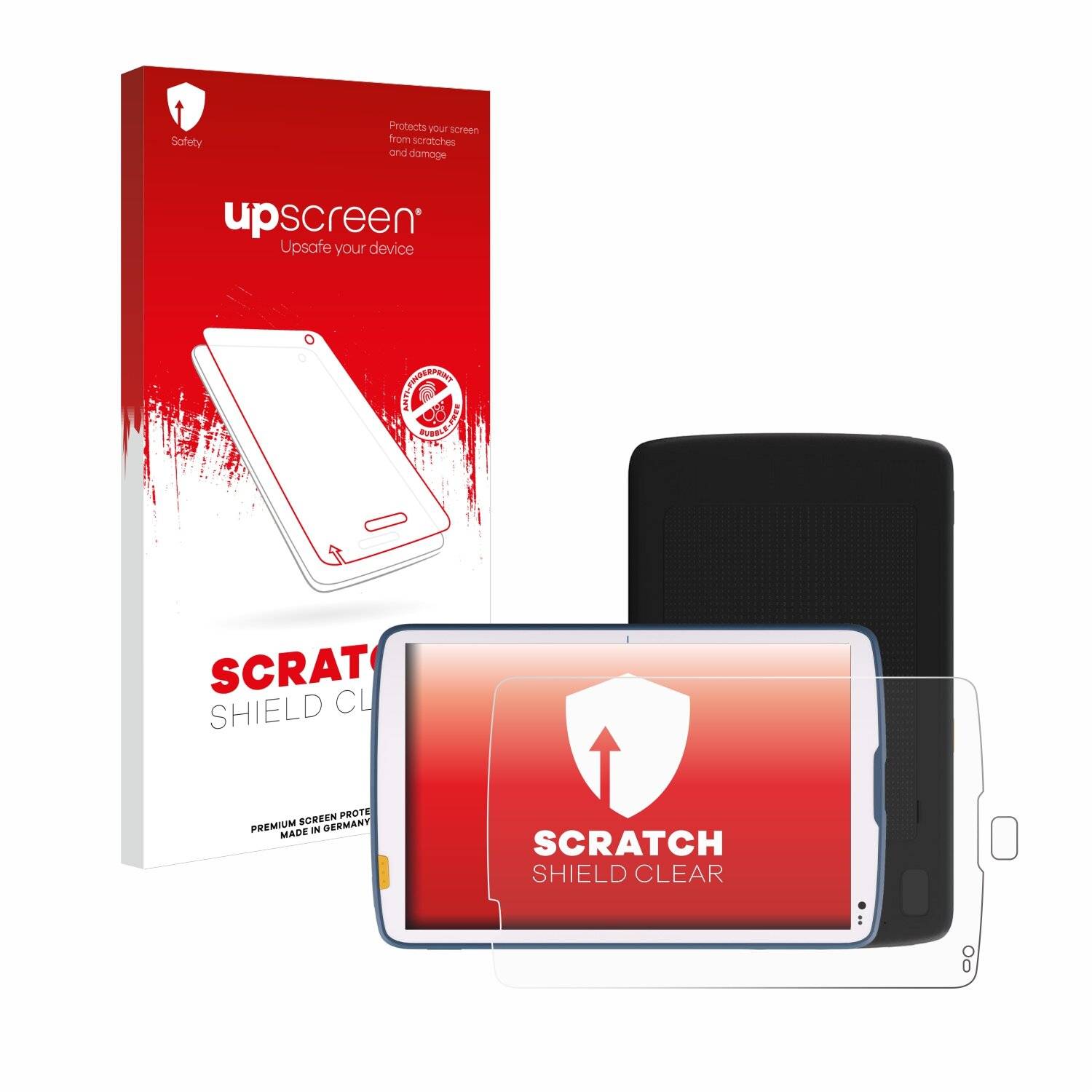 upscreen Scratch Shield Clear Premium Displayschutzfolie für Zebra ET40 10.1