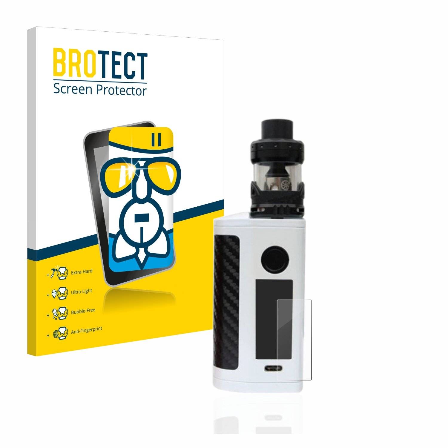 BROTECT AirGlass Schutzglas Folie für Asmodus Minkin
