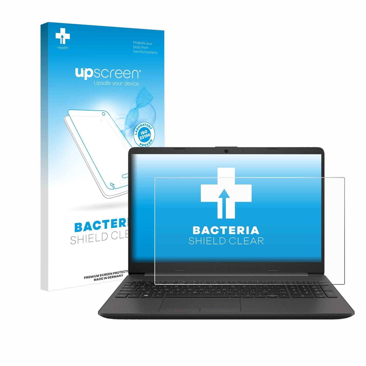 upscreen Bacteria Shield Clear Premium Antibakterielle Displayschutzfolie für HP 255