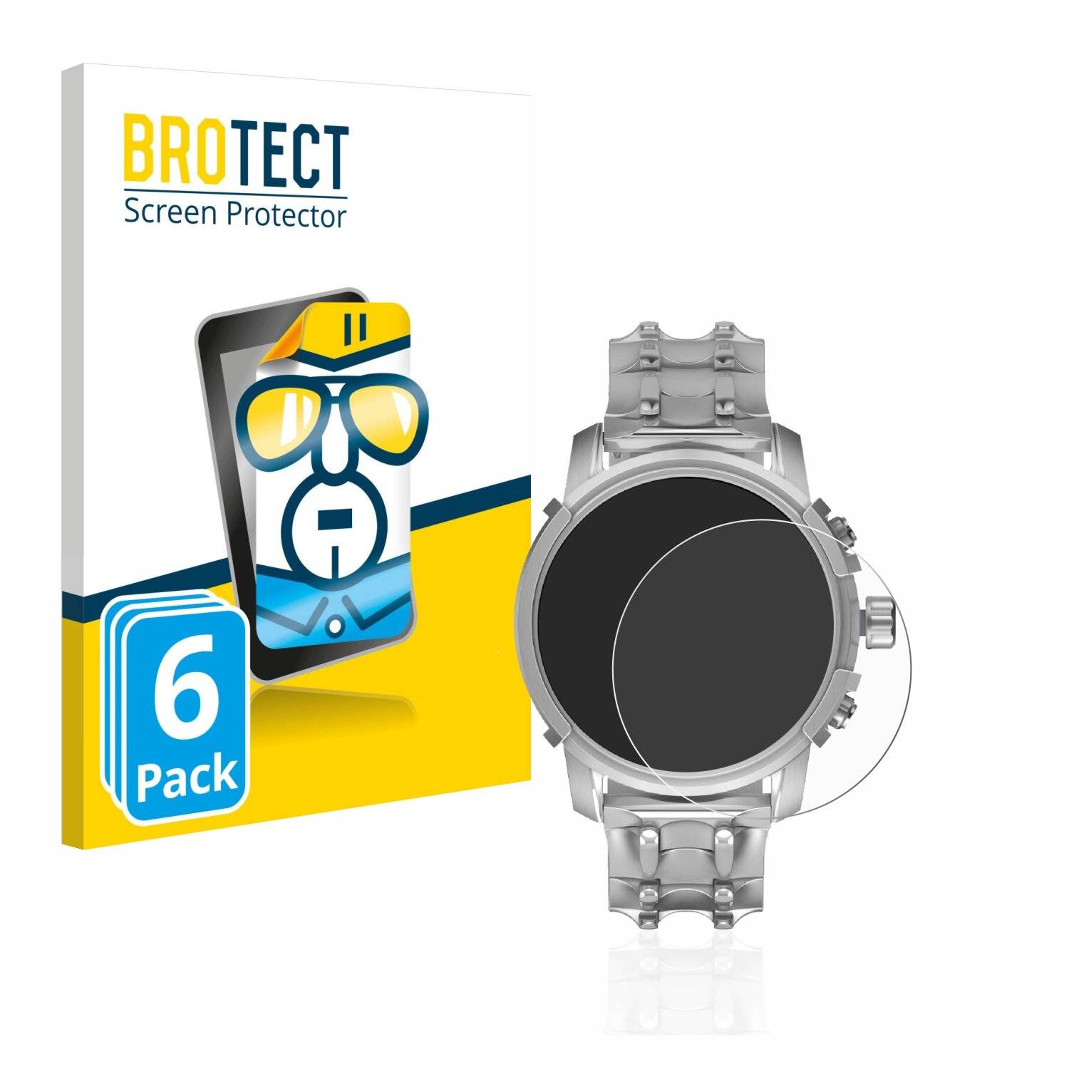 6x BROTECT HD-Clear Displayschutzfolie für Diesel Griffed (45,5