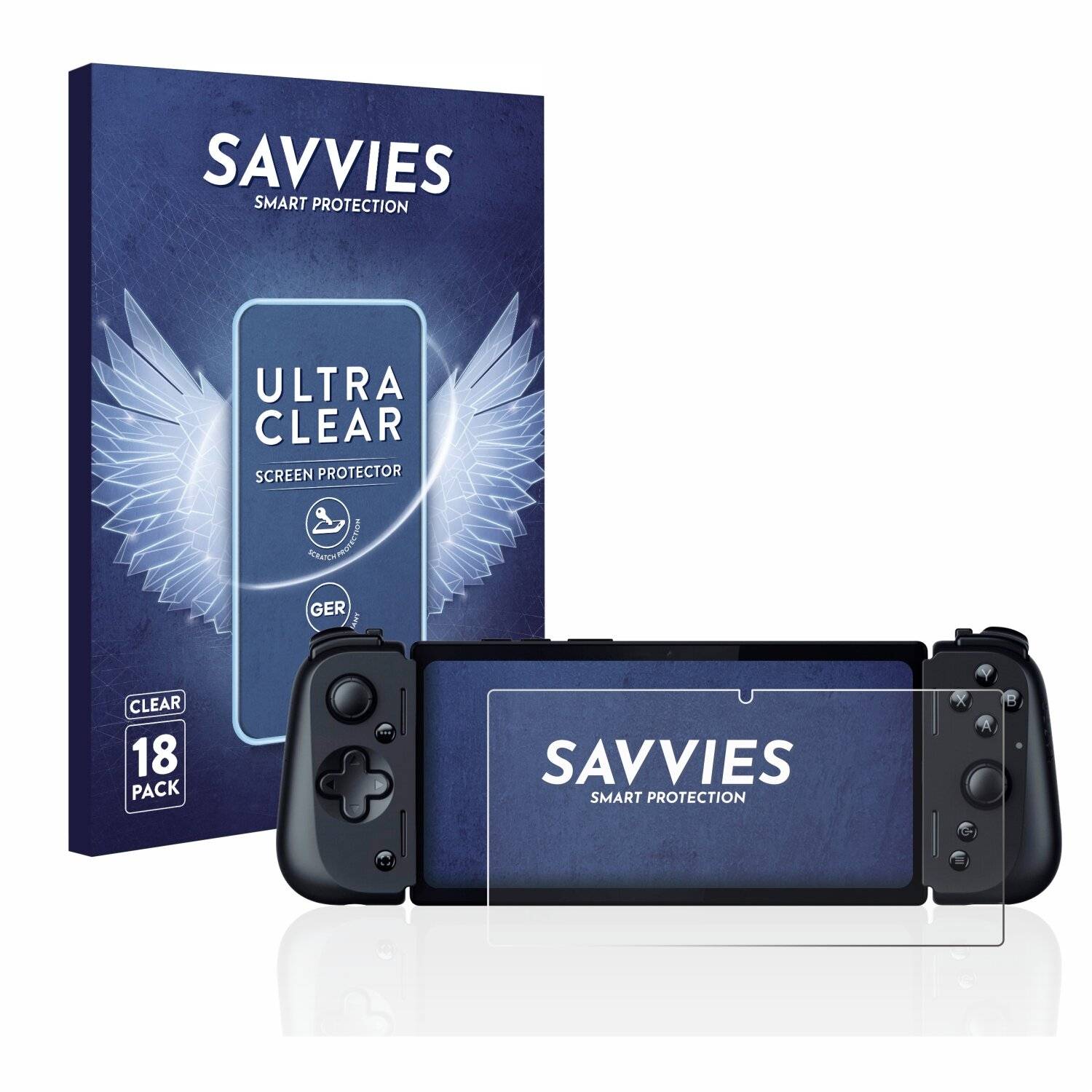 18x Savvies SU75 Displayschutzfolie für Razer Edge