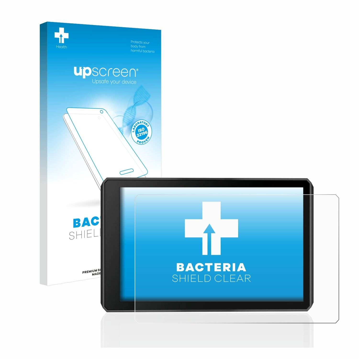 upscreen Bacteria Shield Clear Premium Antibakterielle Displayschutzfolie für Garmin zumo