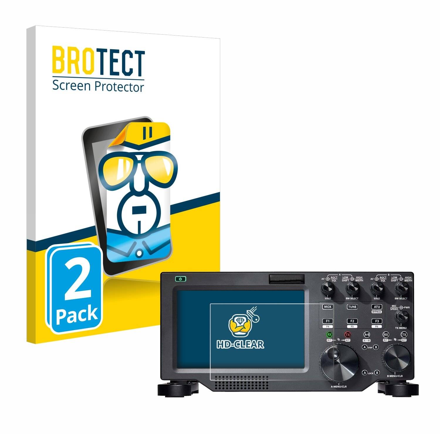 2x BROTECT HD-Clear Displayschutzfolie für FlexRadio Maestro Control Console for the