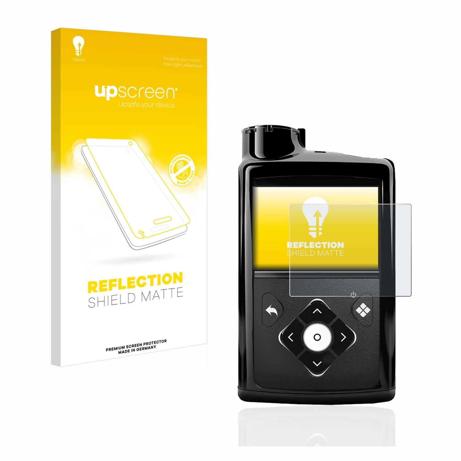 upscreen Reflection Shield Matte Premium Displayschutzfolie für Medtronic Minimed