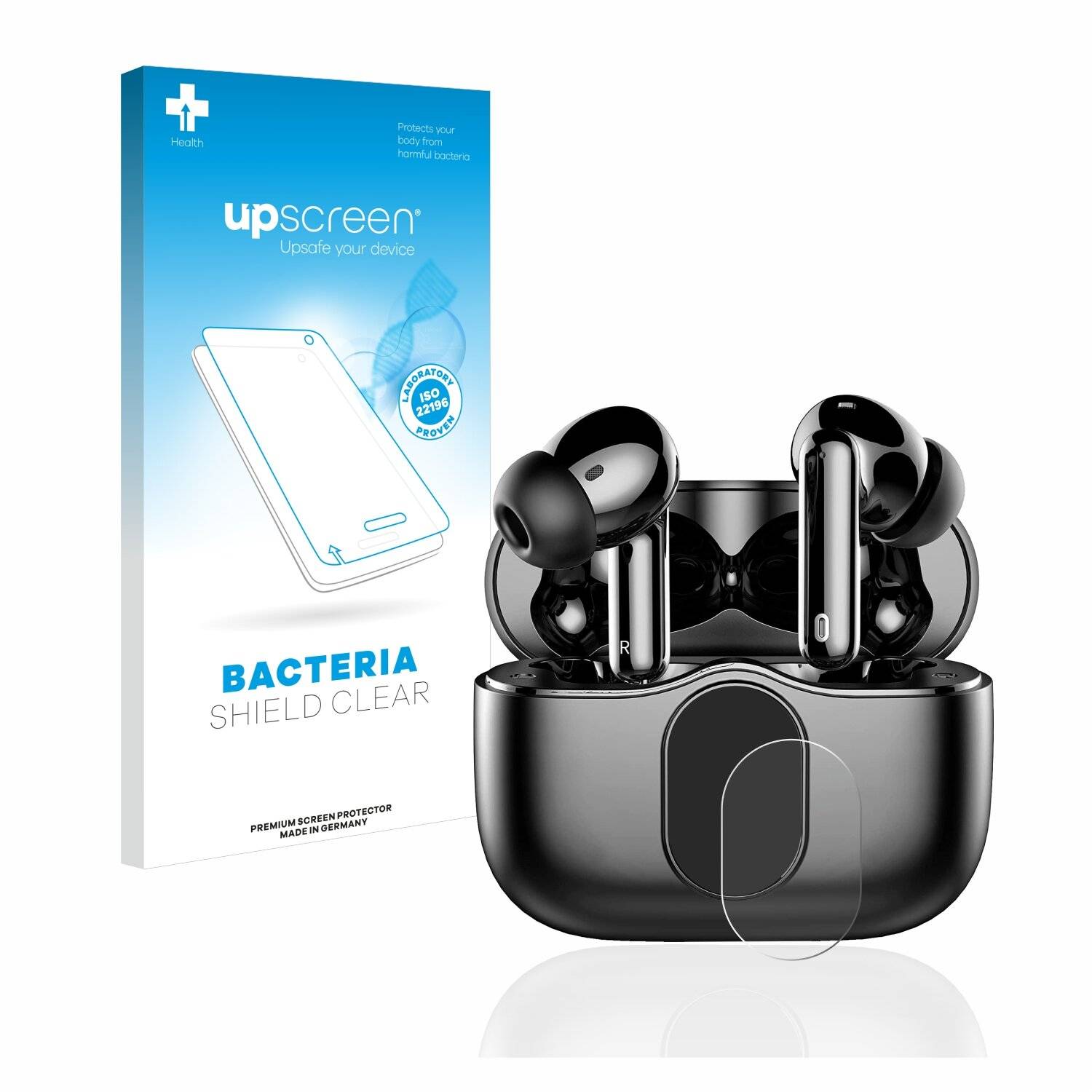 upscreen Bacteria Shield Clear Premium Antibakterielle Displayschutzfolie für Btootos