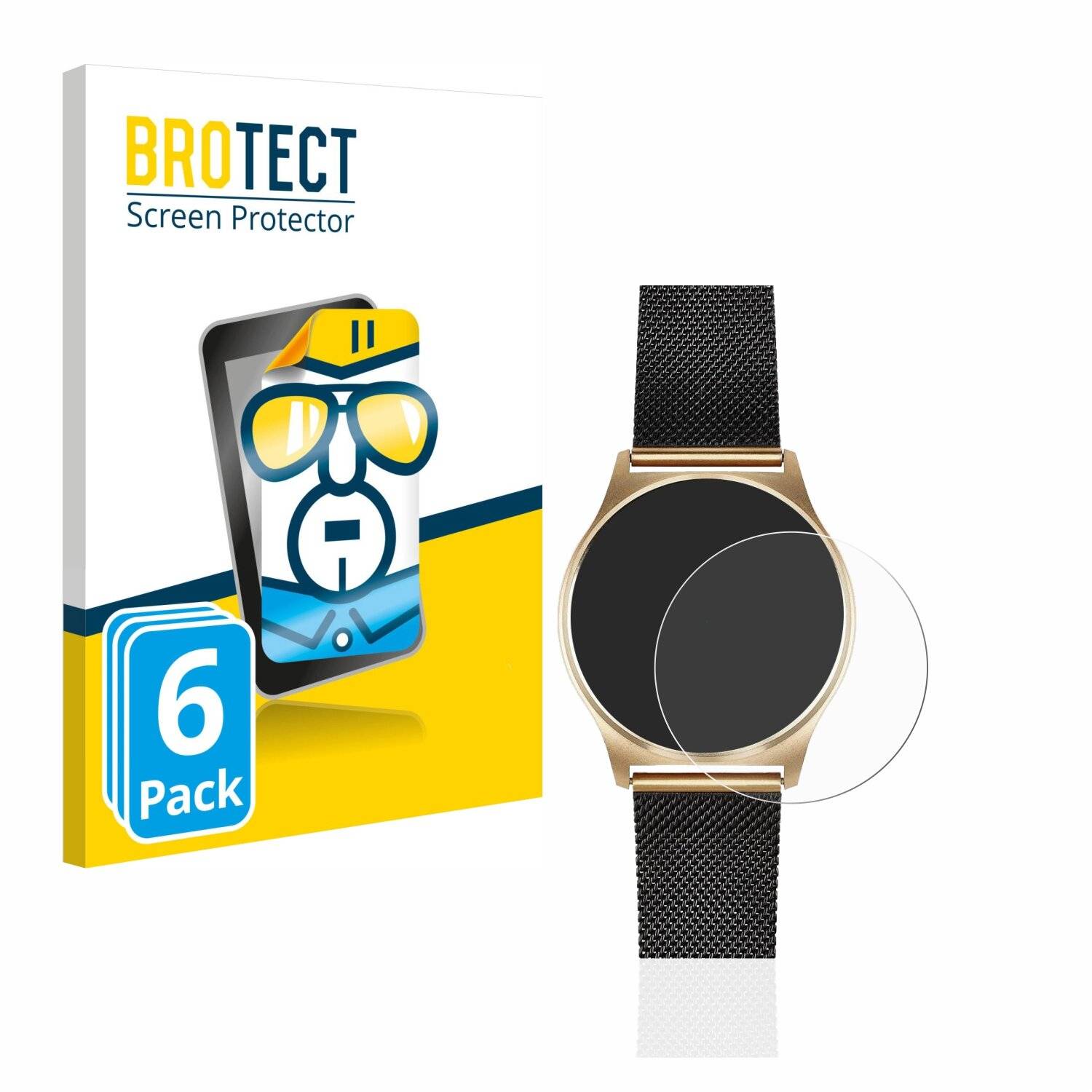 6x BROTECT HD-Clear Displayschutzfolie für Xlyne X-Watch Joli XW
