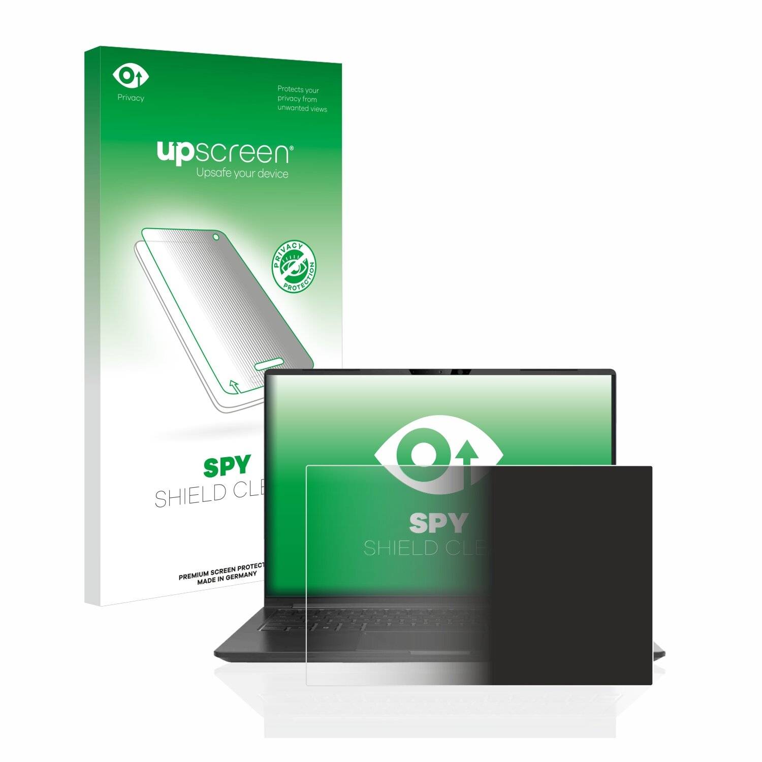 upscreen Spy Shield Clear Premium Blickschutzfolie für Peaq Evolution