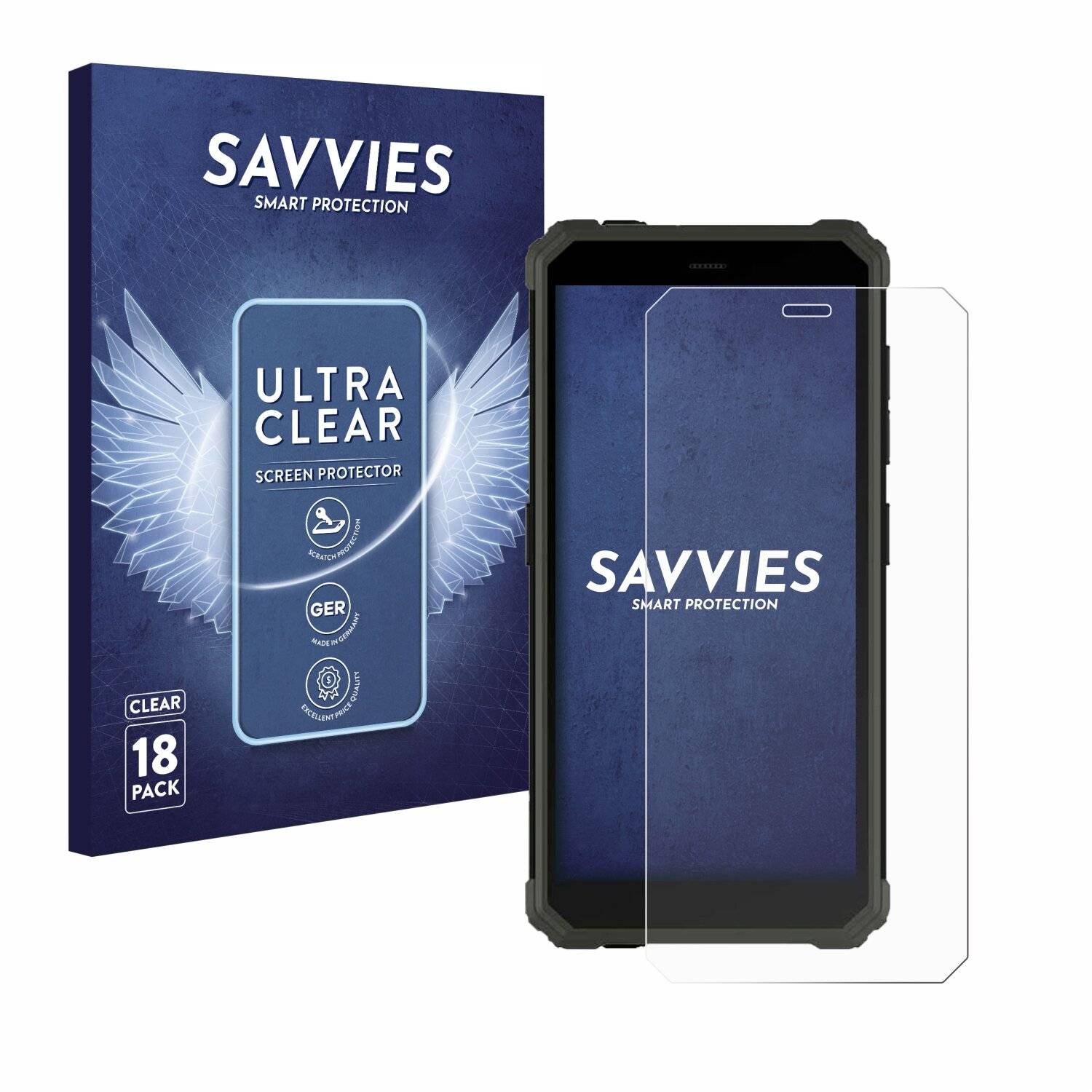 18x Savvies SU75 Displayschutzfolie für iiiF150