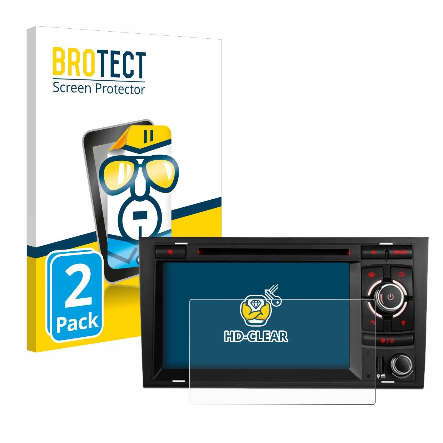 2x BROTECT HD-Clear Displayschutzfolie für XTrons
