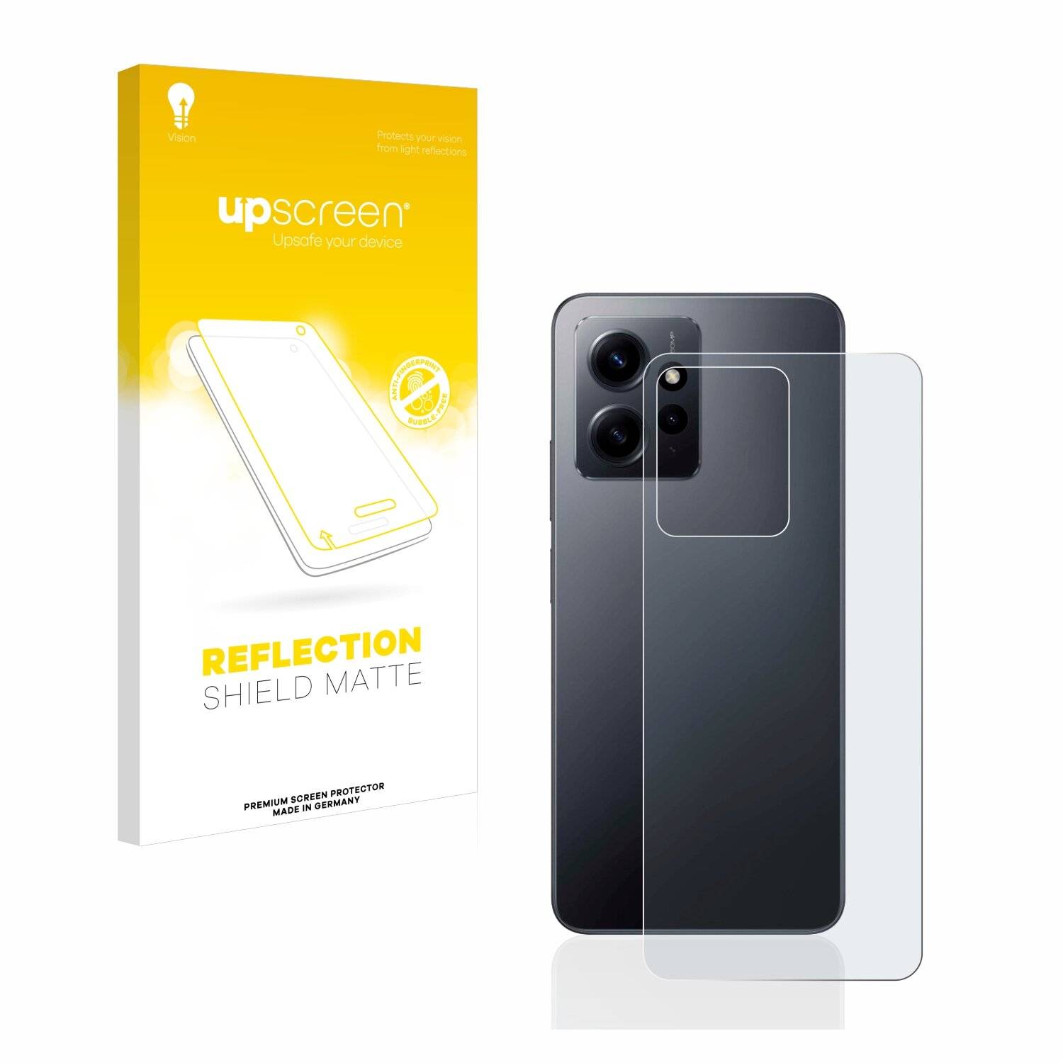 upscreen Reflection Shield Matte Premium Displayschutzfolie für Xiaomi Redmi Note 12 4G