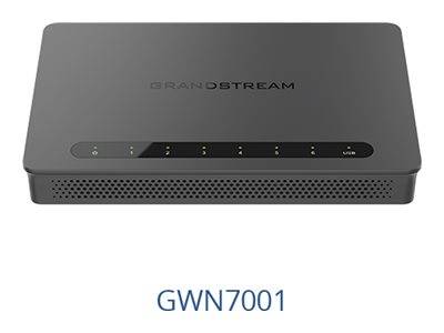 Grandstream GWN7000 Series GWN7001 - Router Switchmit 6 Ports - 1GbE -