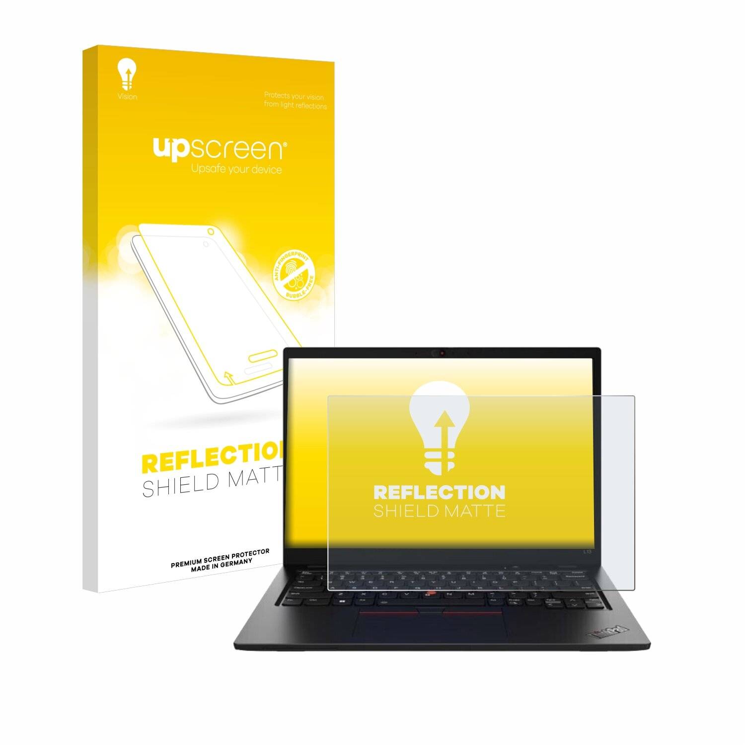 upscreen Reflection Shield Matte Premium Displayschutzfolie für Lenovo ThinkPad L13 Gen