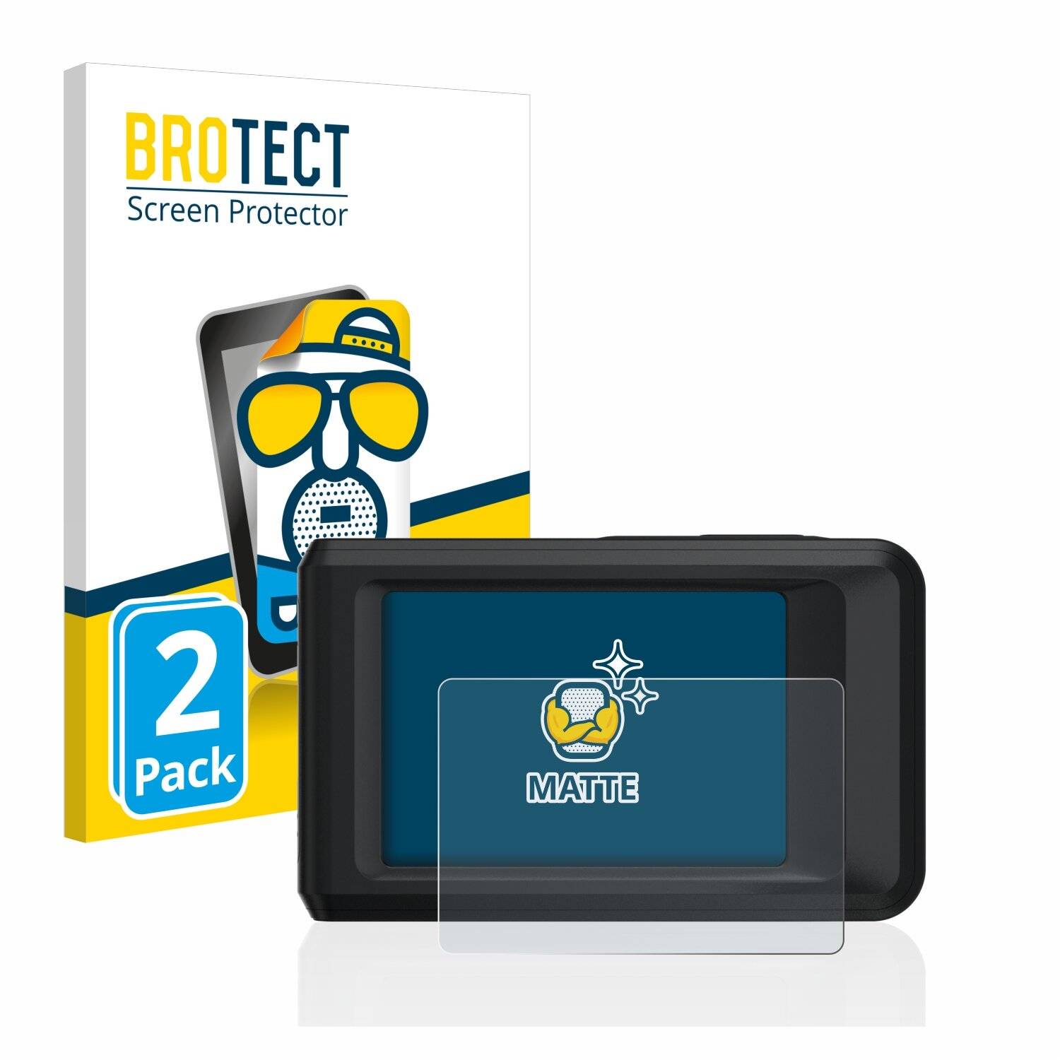 2x BROTECT Matte Displayschutzfolie für Hikmicro Pocket 2 - Entspiegelt,