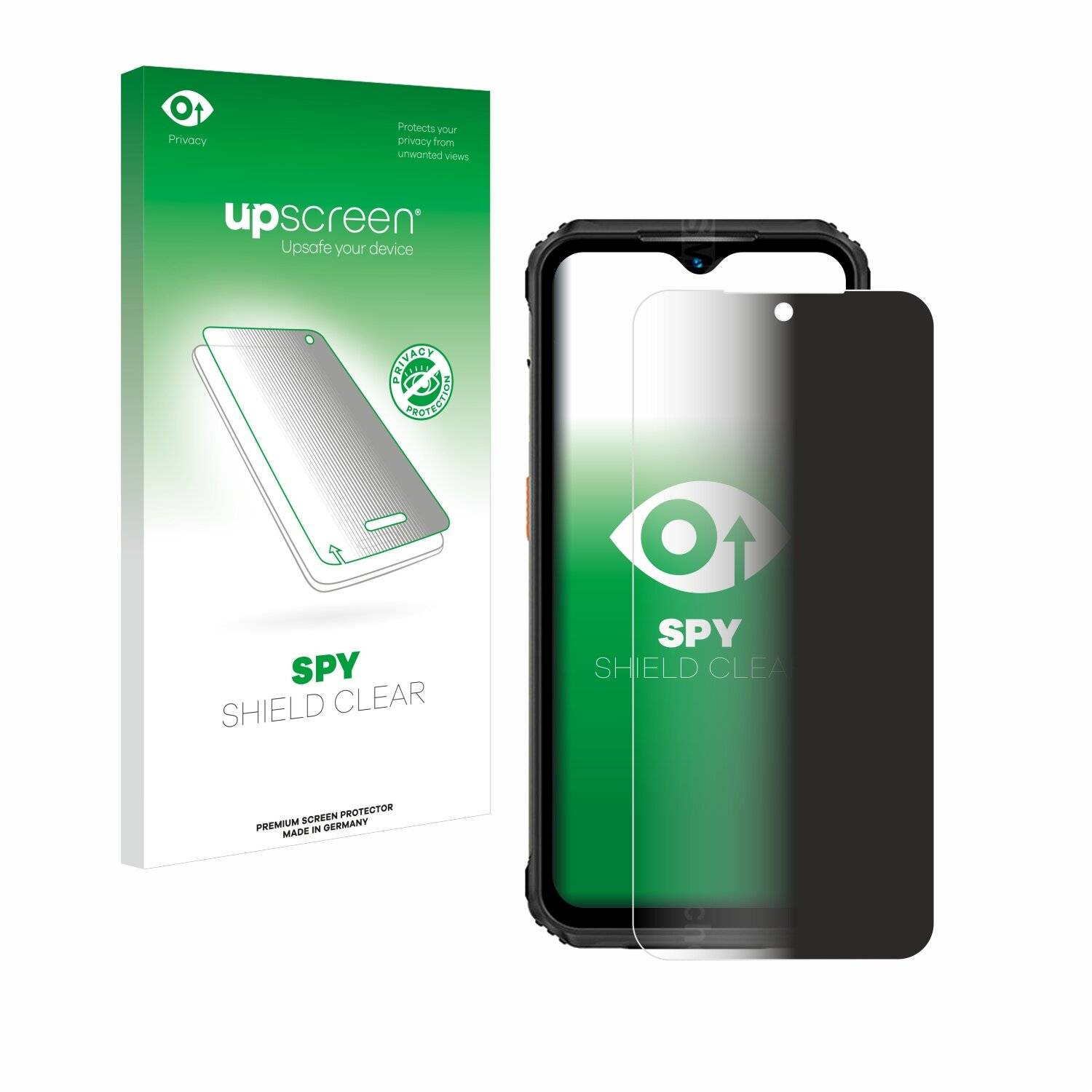 upscreen Spy Shield Clear Premium Blickschutzfolie für Ulefone Armor