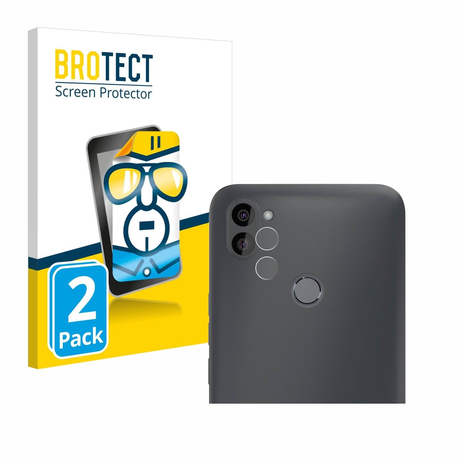 2x BROTECT HD-Clear Displayschutzfolie für Gigaset GS5 Lite
