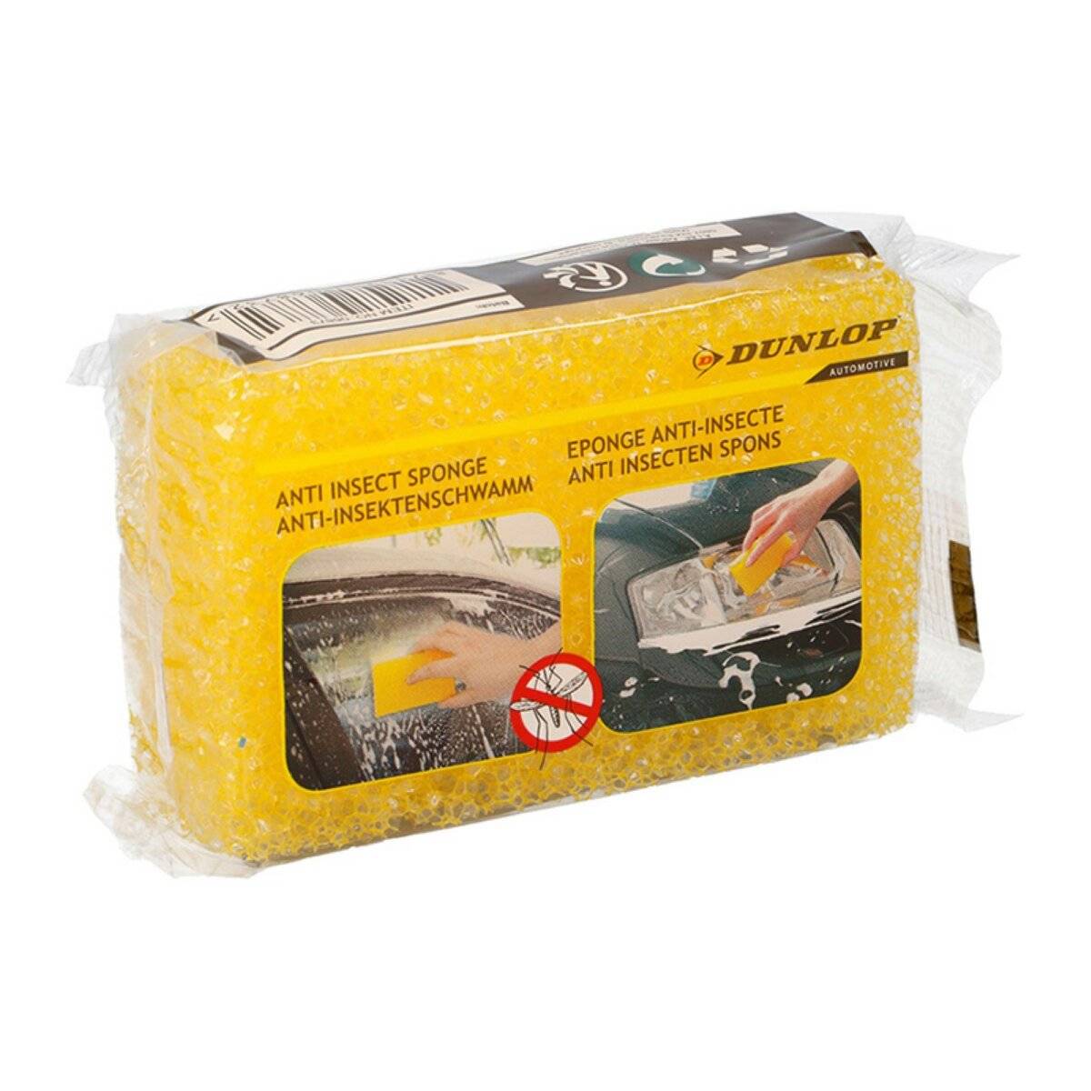 Dunlop - Schwamm zum Entfernen von Insekten von der Karosserie 11x4x7 cm