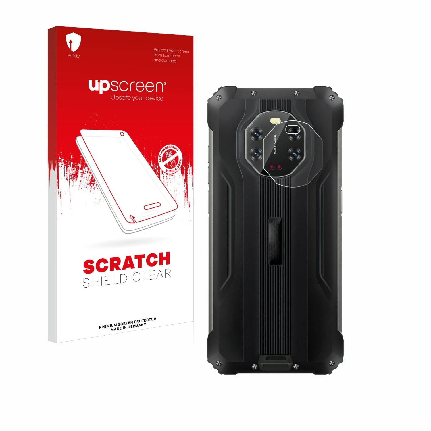 upscreen Scratch Shield Clear Premium Displayschutzfolie für Blackview BL8800 5G (NUR